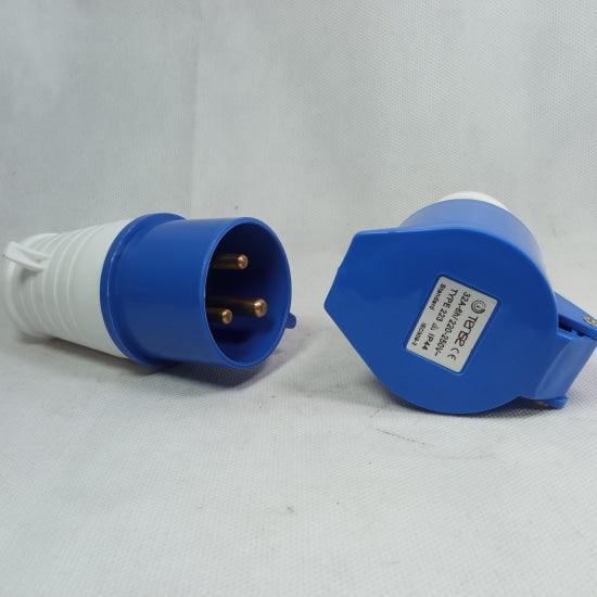 Tense IP44 32Amp 3Pin Industrial Socket in Pakistan - industryparts.pk