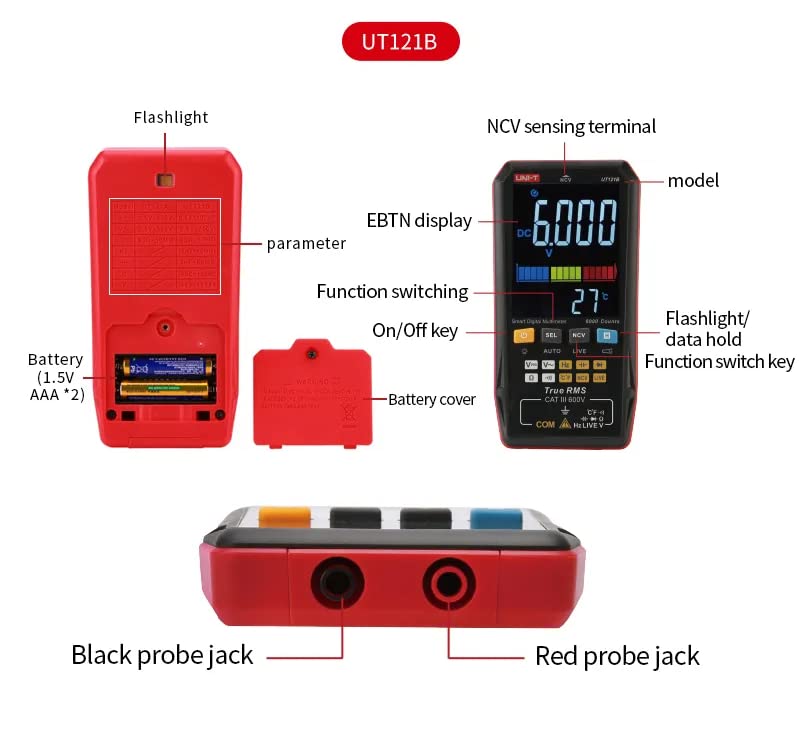 UNI-T UT121B Series Smart Digital Multimeters in Pakistan