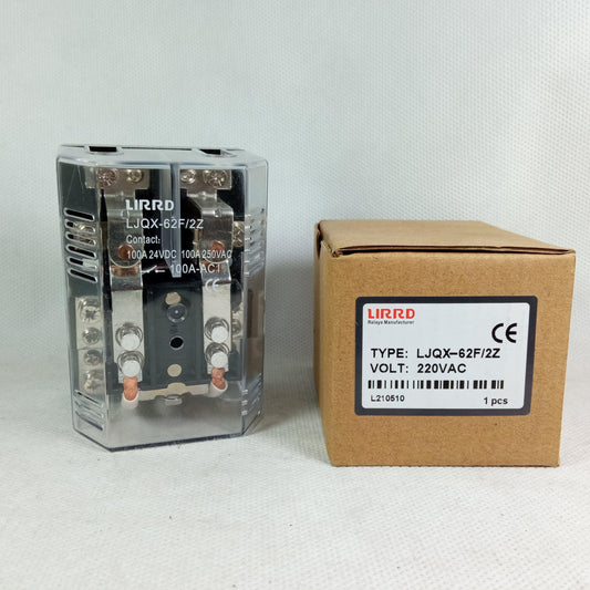 LIRRD LJQX-62F 2Z High Power Relay 100A High Current 24VDC in Pakistan - industryparts.pk
