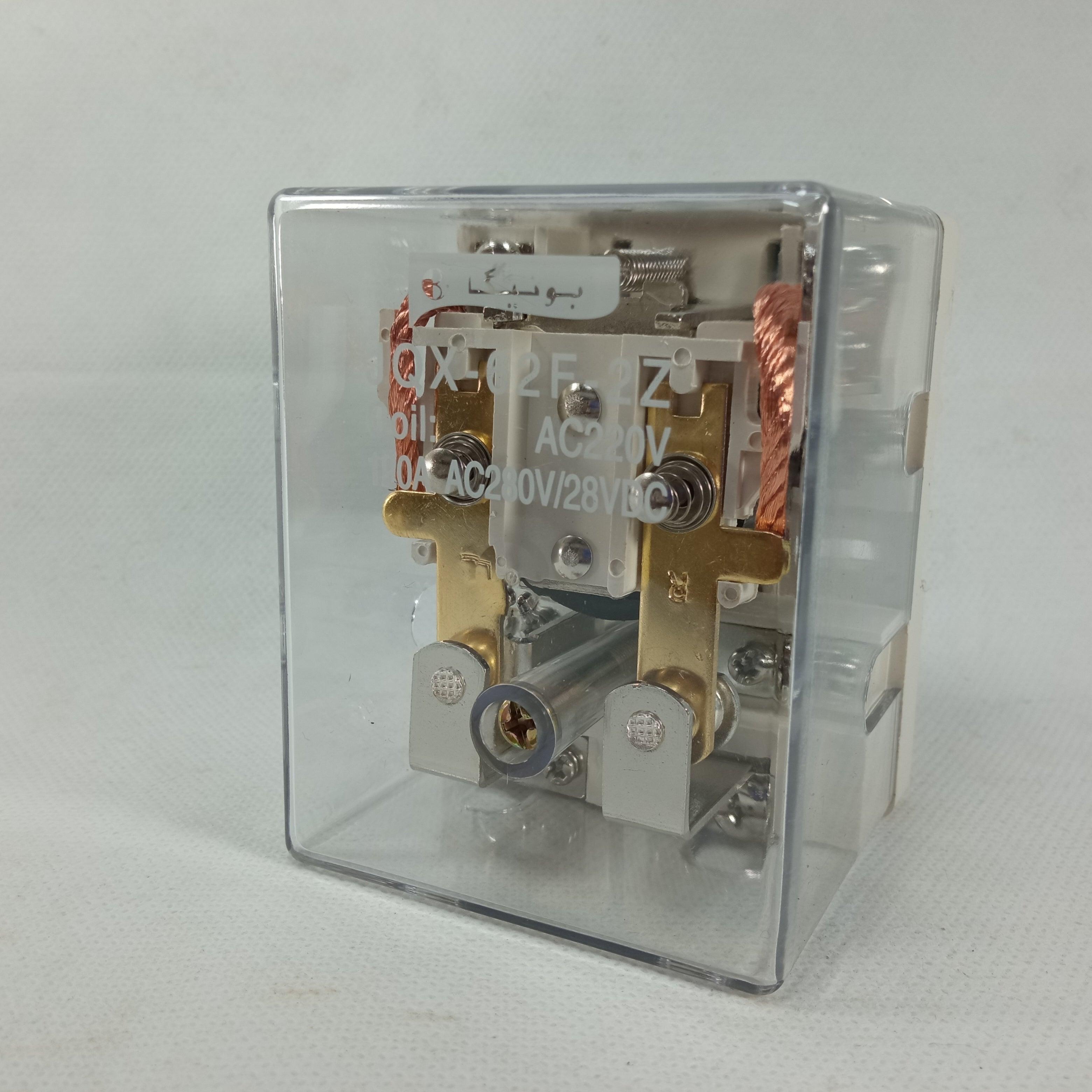 Boneega High Power Relay JQX-62F 220VAC 120A in Pakistan - industryparts.pk