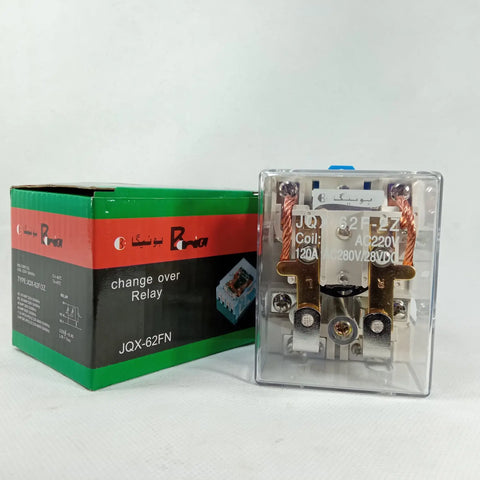 Boneega High Power Relay JQX-62FN 220VAC 120A in Pakistan