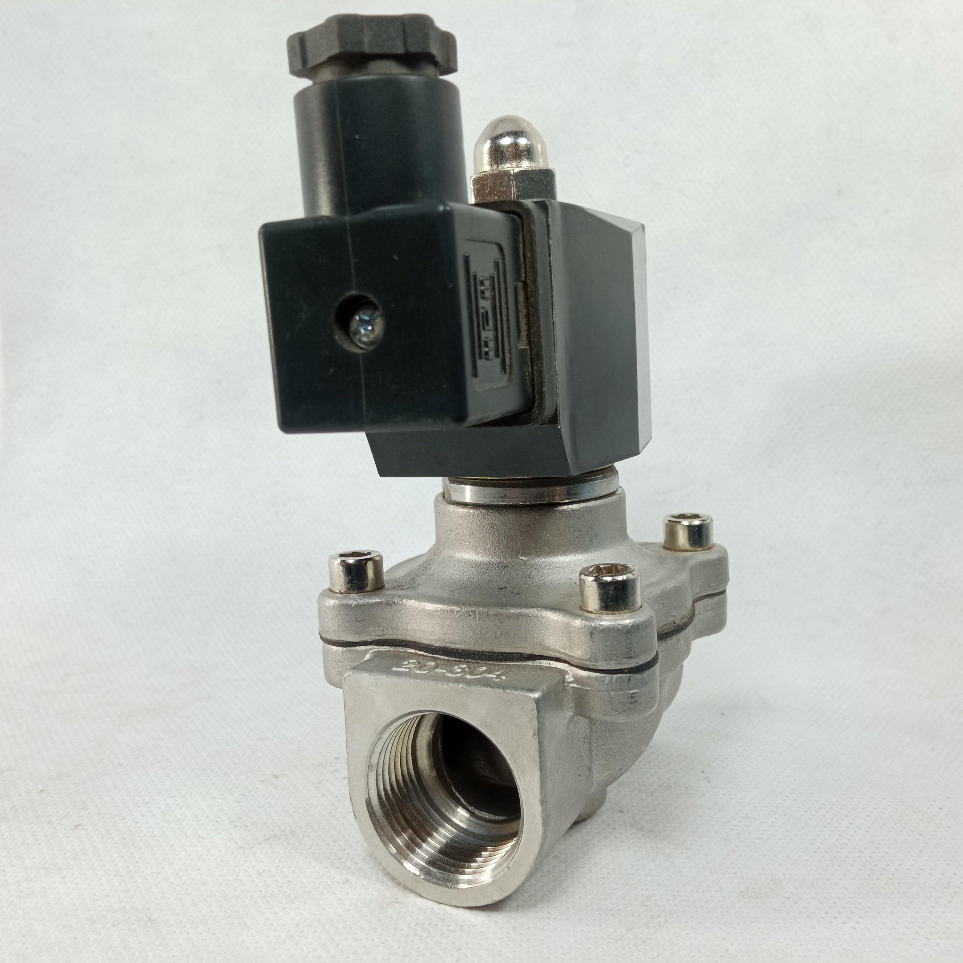 Solenoid Valve SS AC220V in Pakistan - industryparts.pk