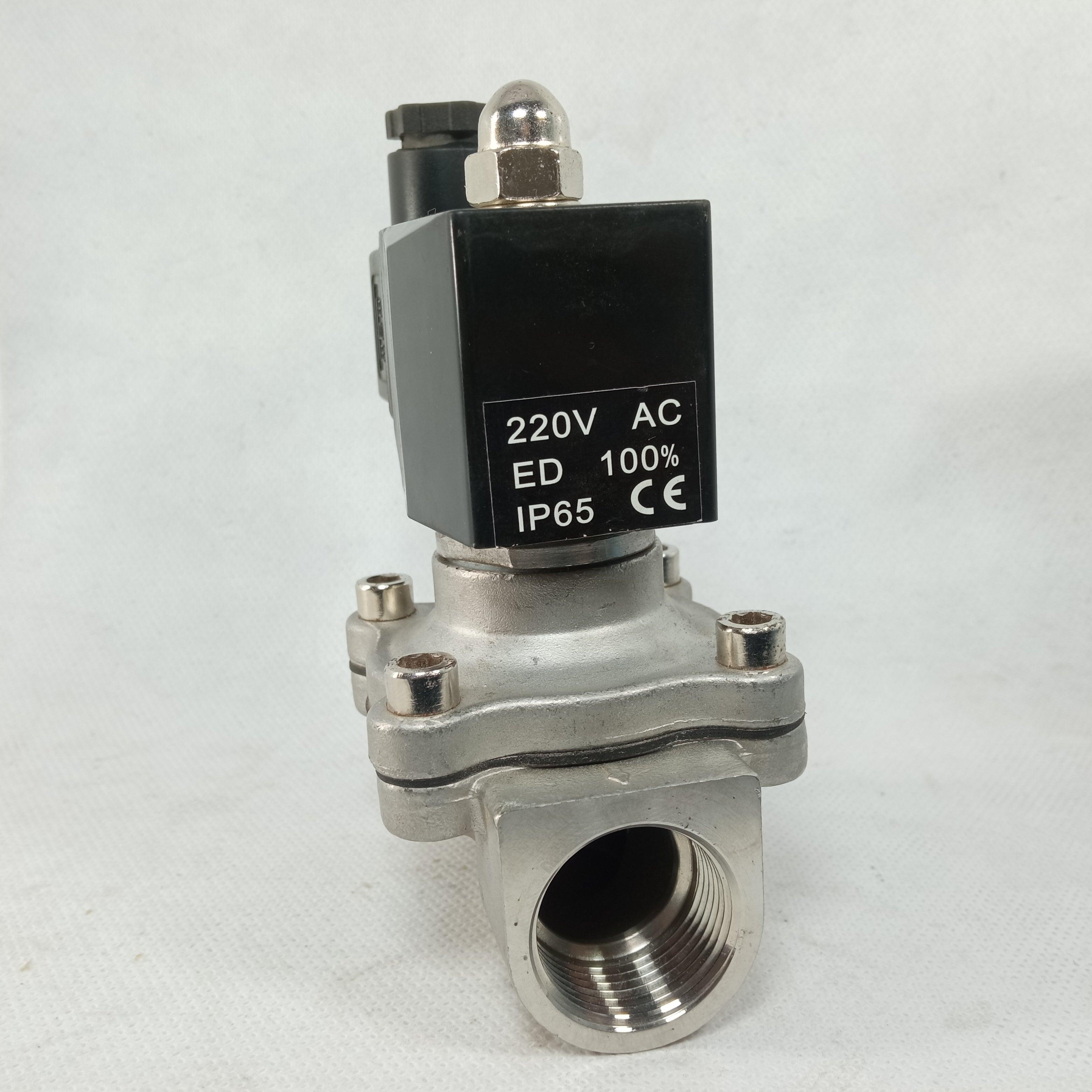 Solenoid Valve SS AC220V in Pakistan - industryparts.pk