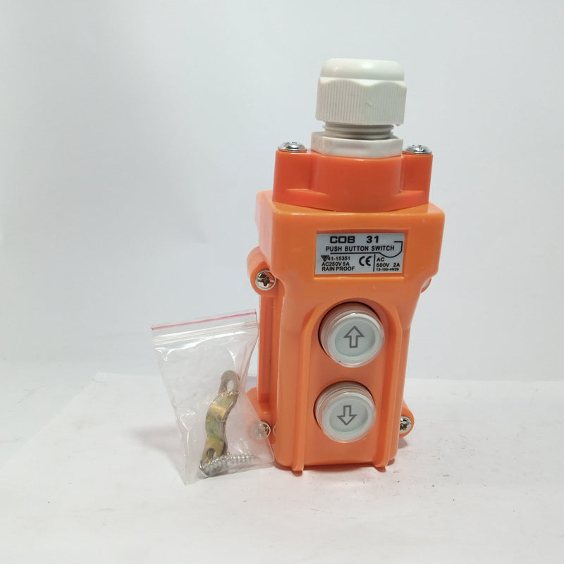 COB-31 Up down Lifting Crane Push Button Switch, waterproof in Pakistan - industryparts.pk
