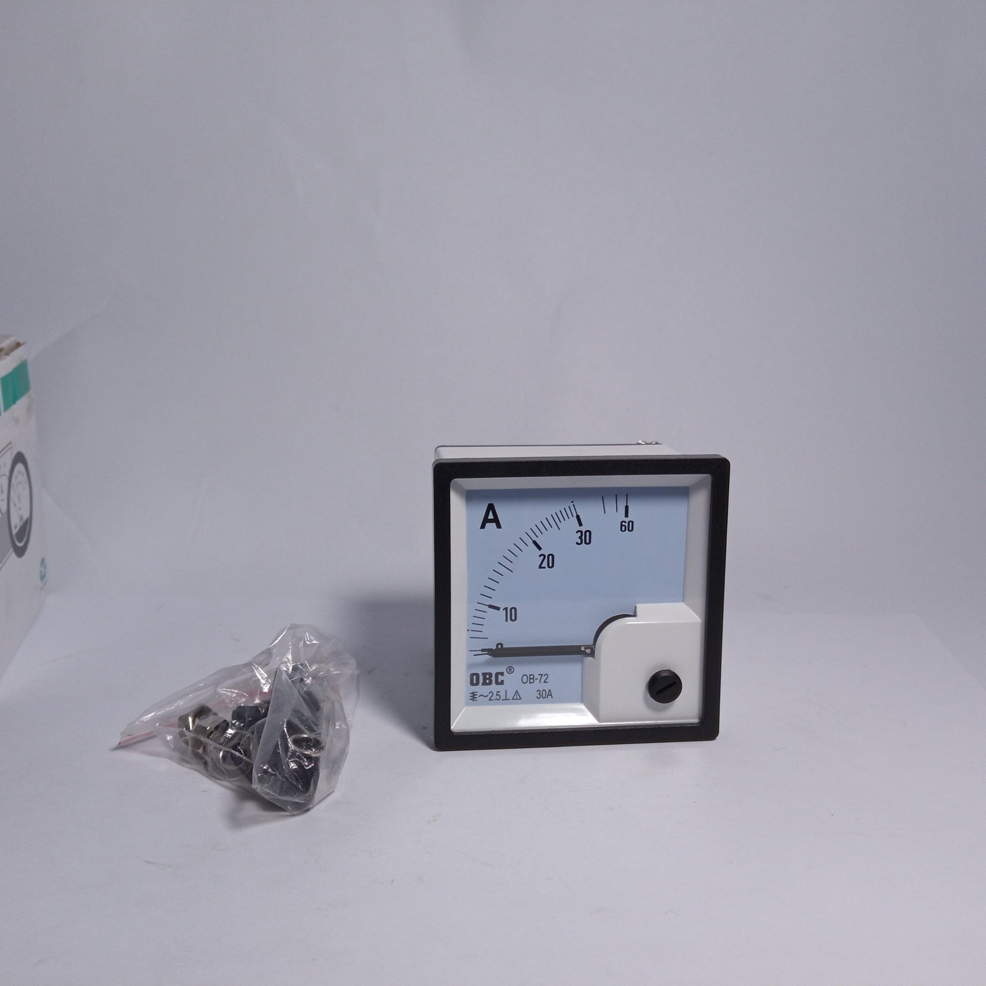 OBC OB-72 Panel Meter 72 x 72 Range 30A - industryparts.pk