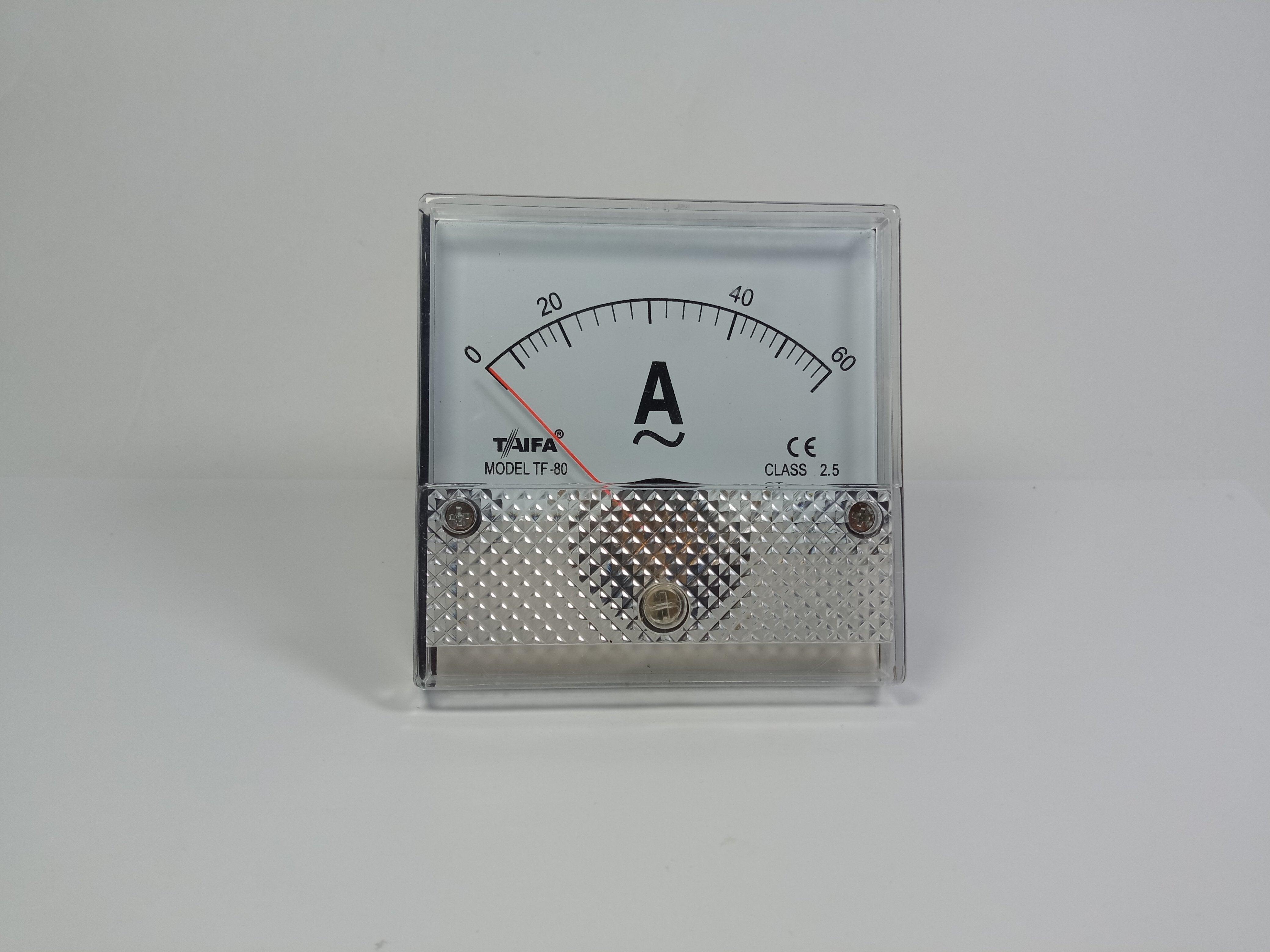TAIFA TF-80 Panel Meter 80 x 80 Range 60A - industryparts.pk