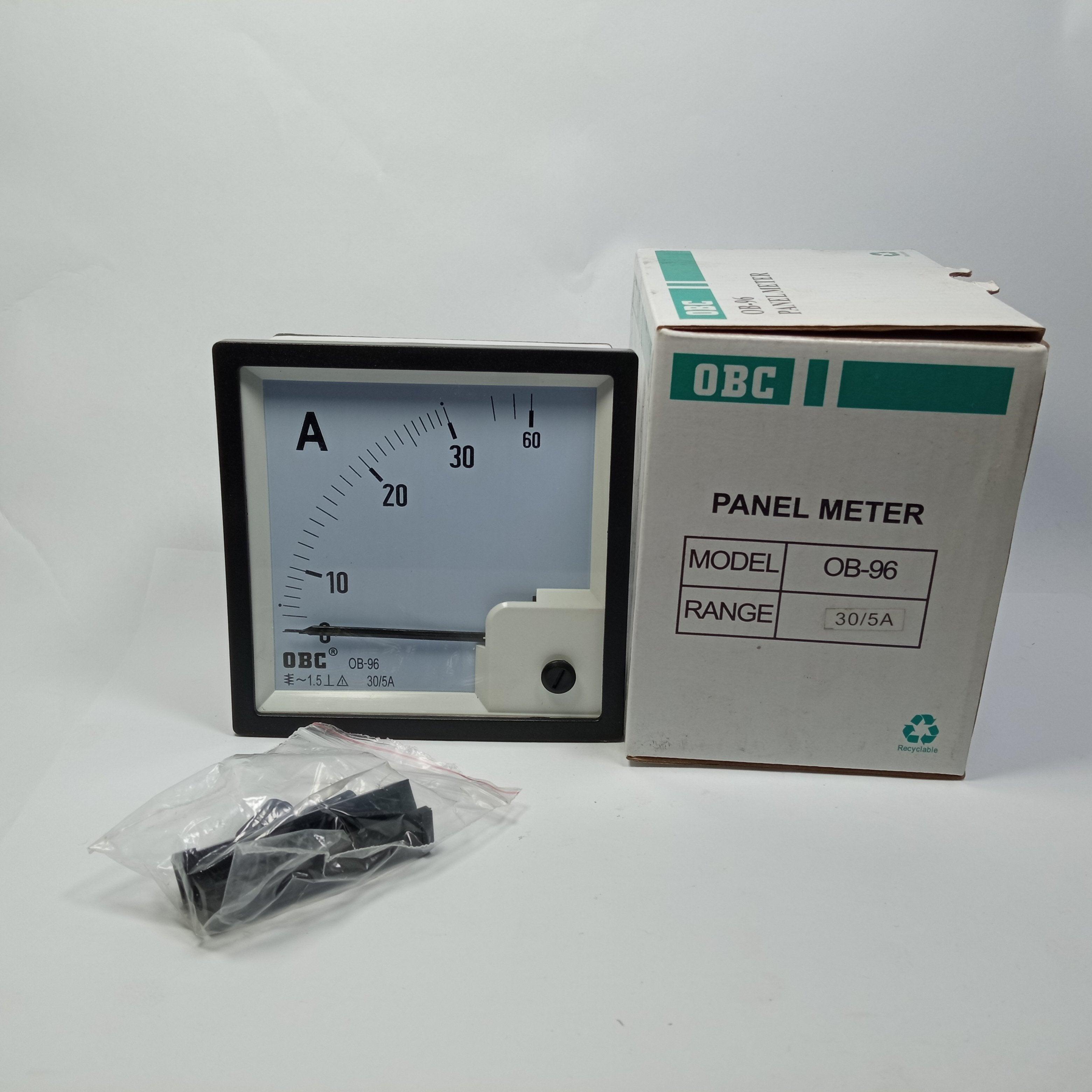 OBC OB-96 Panel Meter AC Voltmeter 30/50A - industryparts.pk