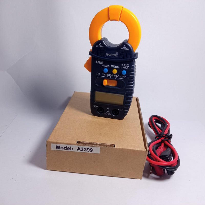 HONEYTEK Mini Digital Clamp A3399 Multimeter in Pakistan - industryparts.pk