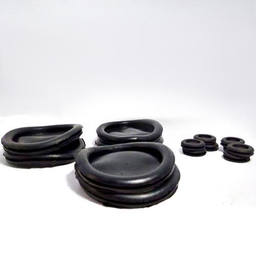Black Rubber Plug Hole Socket Hardware Tool for Valve Pump Water Hose (12 Pcs) - industryparts.pk