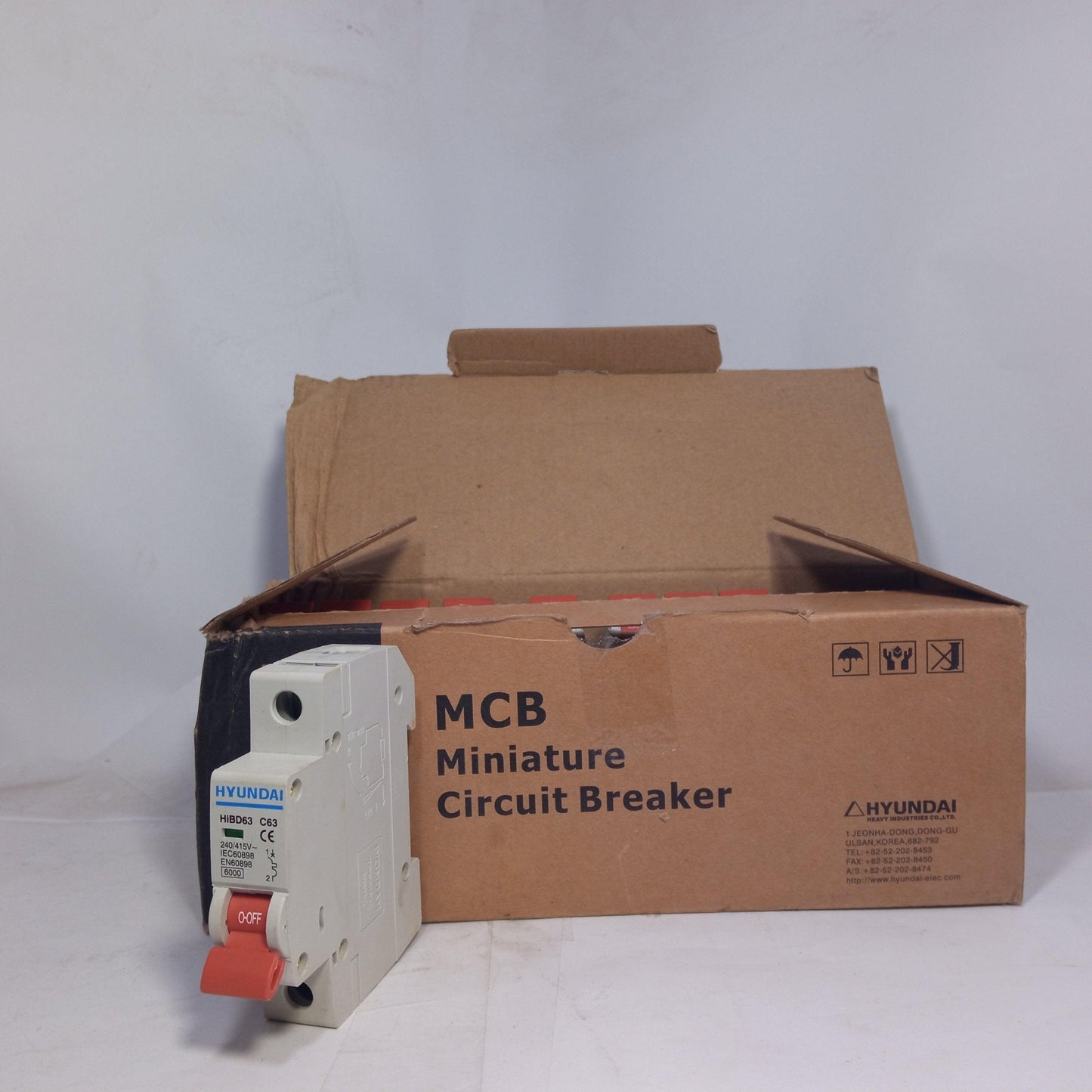 HYUNDAI Miniature Circuit Breaker EN60898 HIBD63 in Pakistan - industryparts.pk