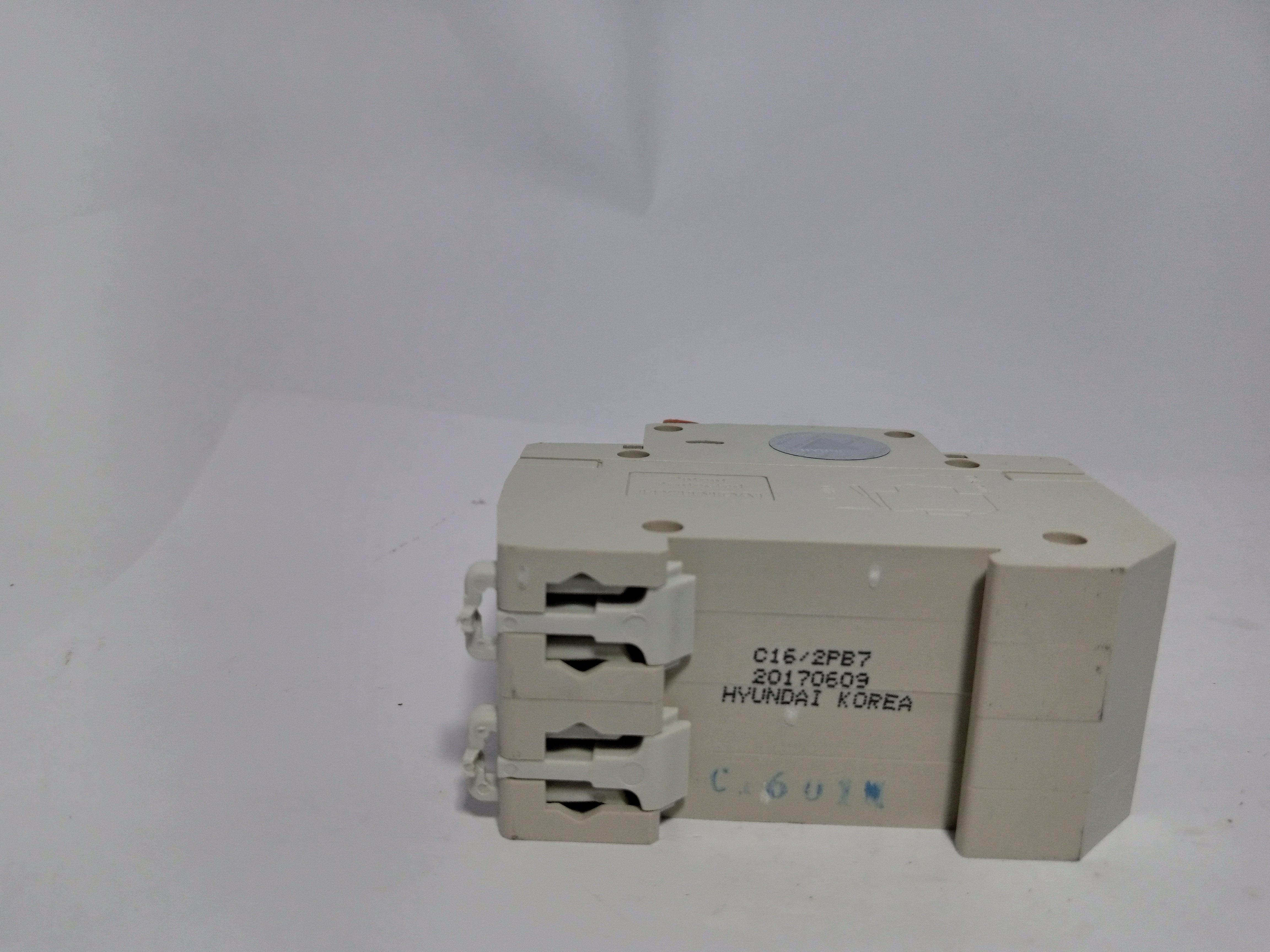 HYUNDAI Miniature Circuit Breaker 2Pole EN60898 415V (HIBD63) - industryparts.pk