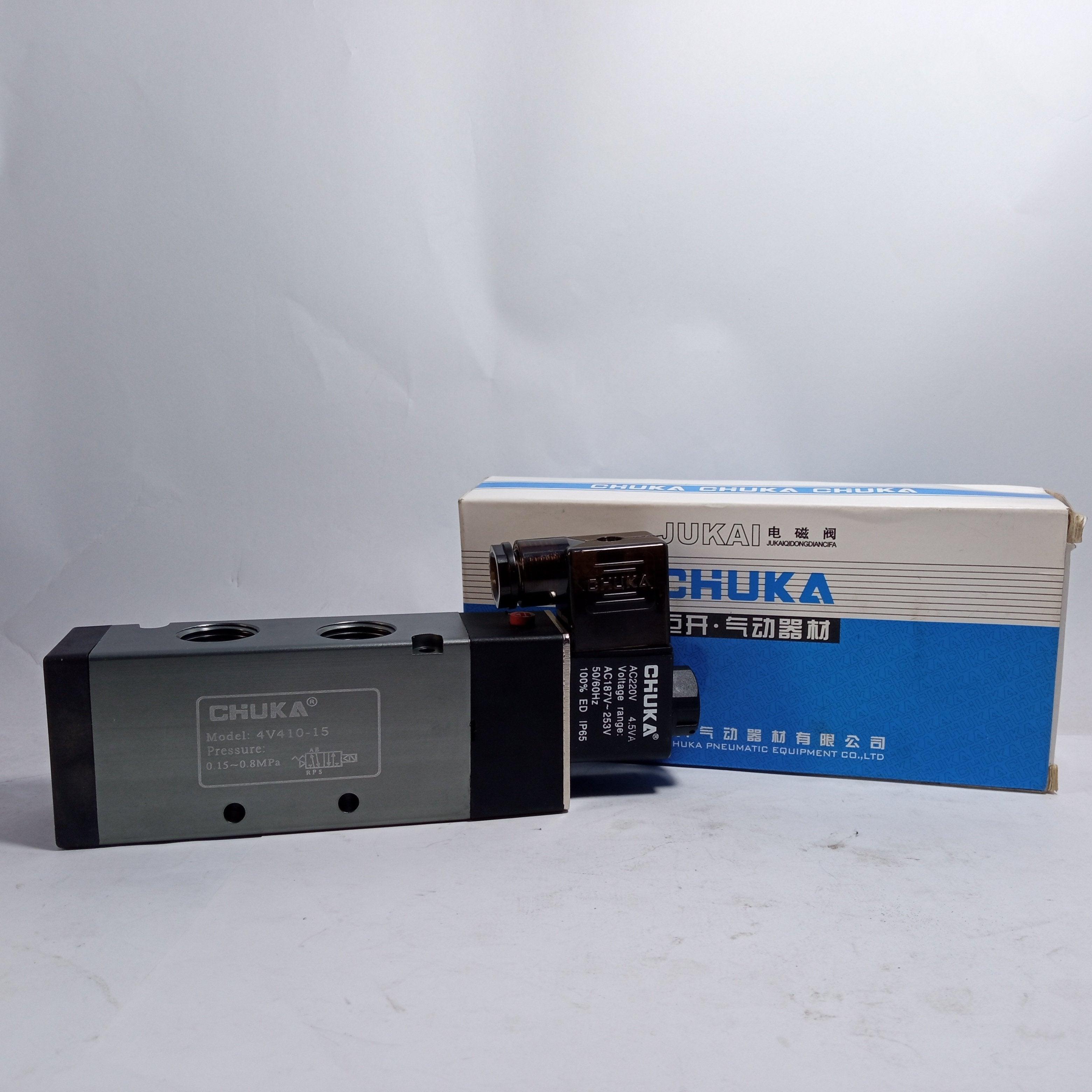 Solenoid Valve 4v210-08 4V310-10 4V410-15 two Way Valve (Chuka) - industryparts.pk