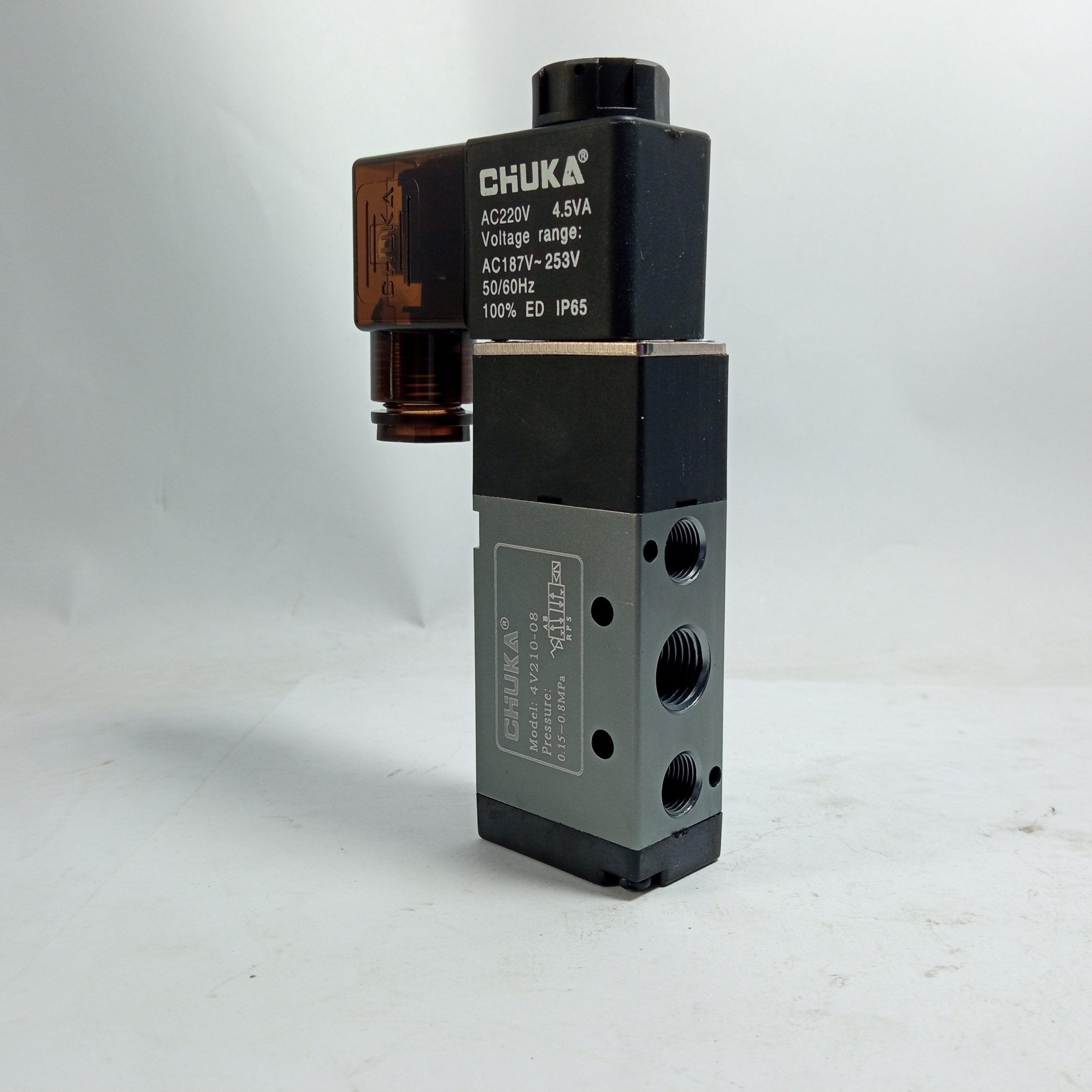 Solenoid Valve 4v210-08 4V310-10 4V410-15 two Way Valve (Chuka) - industryparts.pk