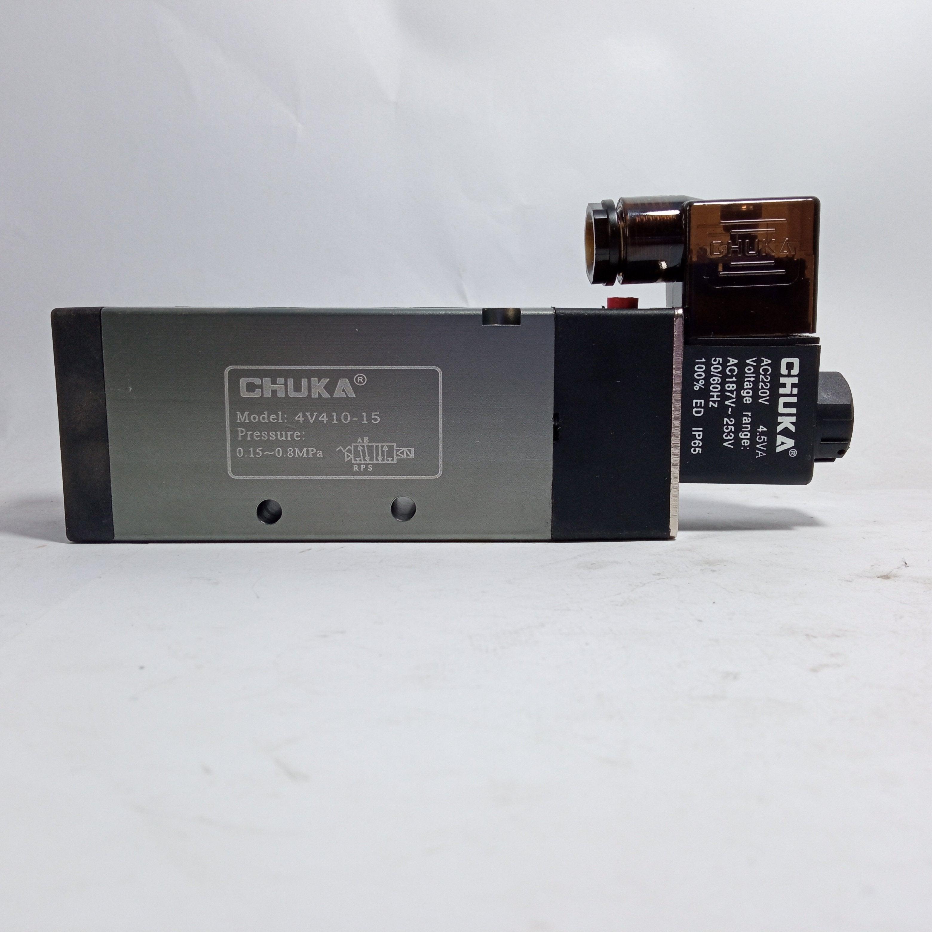 Solenoid Valve 4v210-08 4V310-10 4V410-15 two Way Valve (Chuka) - industryparts.pk