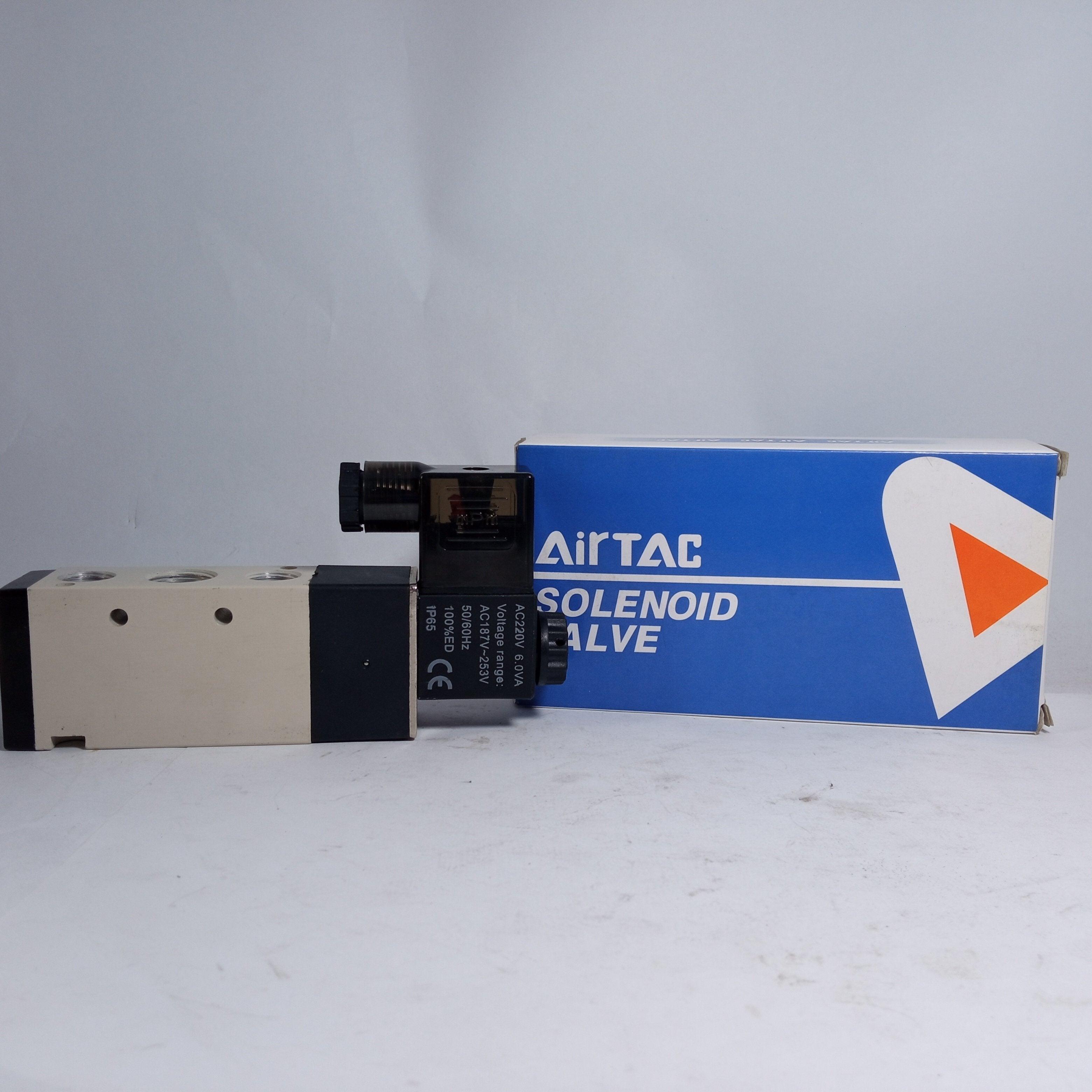 Two Five-Way Solenoid Valve 4V210-06 / 08 4V110-06 4V310-10 4V410-15 (AIRTEC) - industryparts.pk