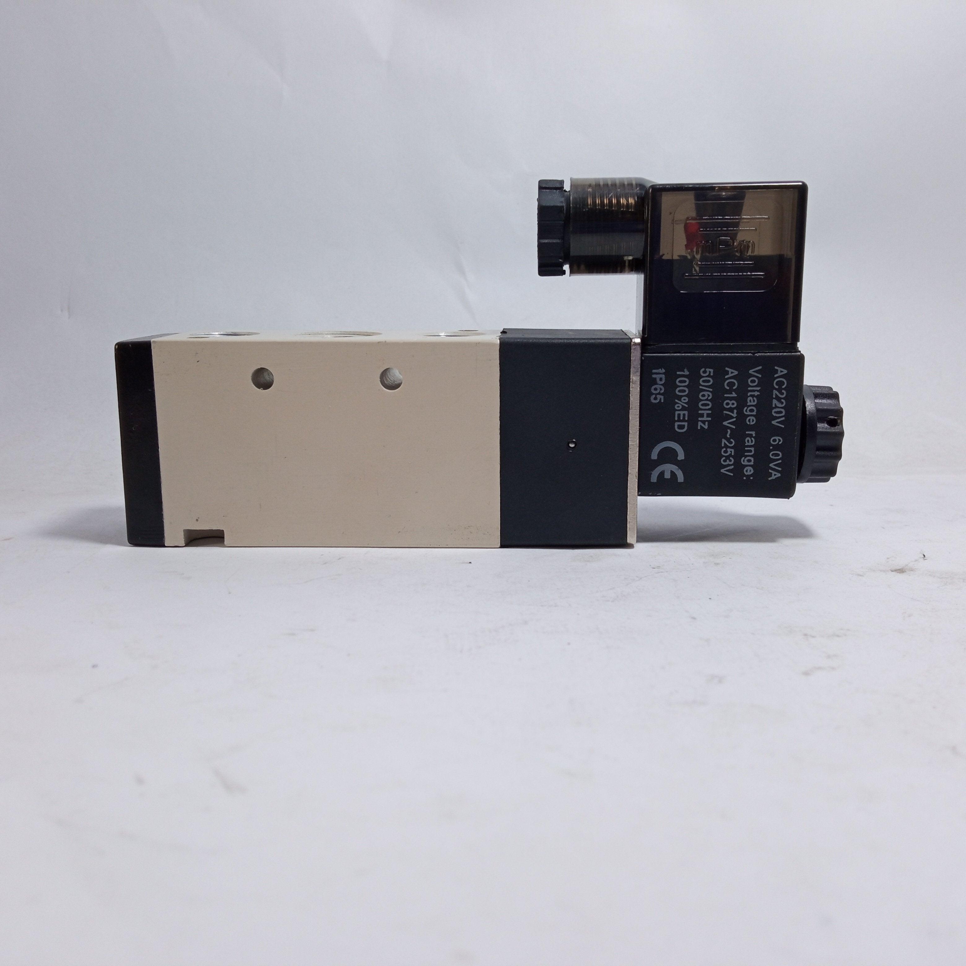 Two Five-Way Solenoid Valve 4V210-06 / 08 4V110-06 4V310-10 4V410-15 (AIRTEC) - industryparts.pk