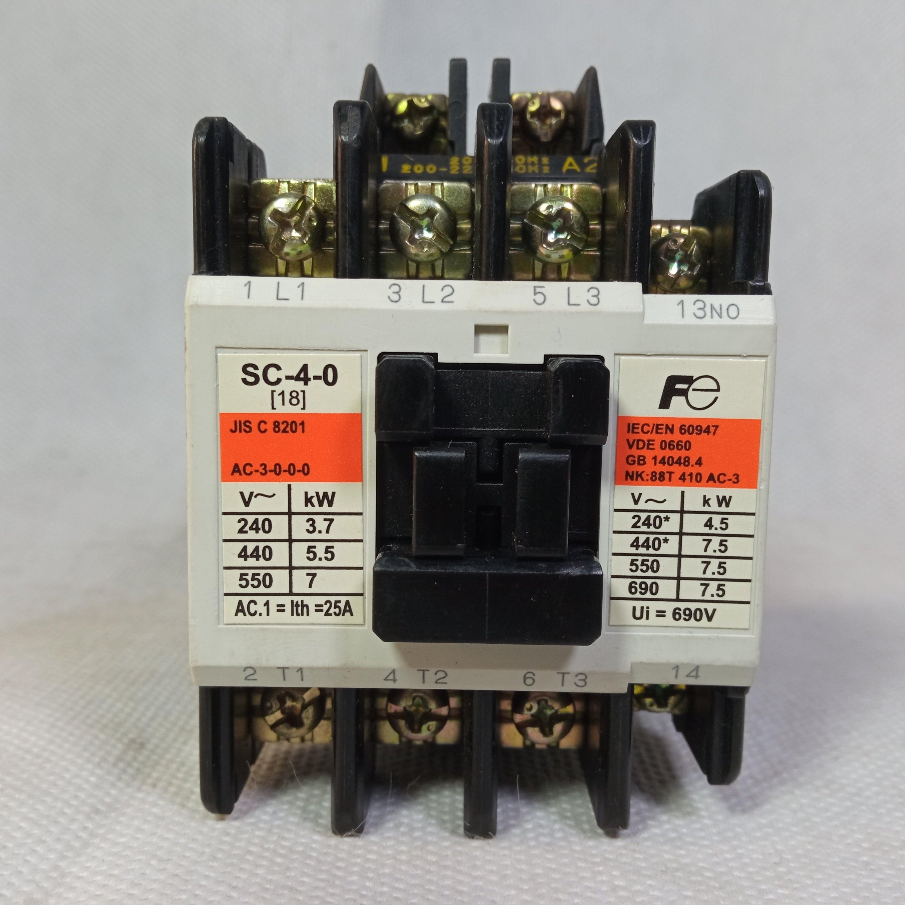 Fuji SC-4-0 Magnetic Contractors Lot in Pakistan - industryparts.pk