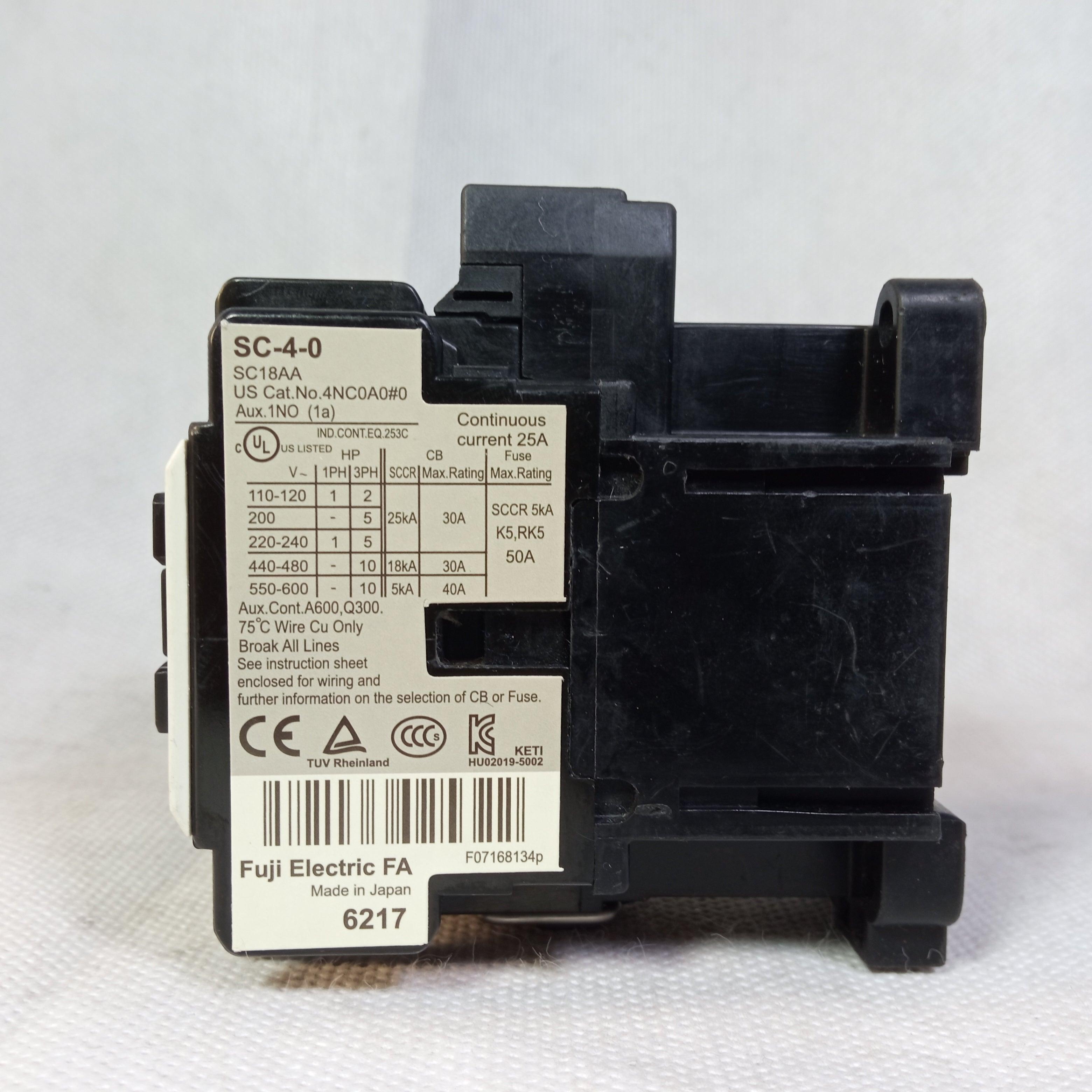 Fuji SC-4-0 Magnetic Contractors Lot in Pakistan - industryparts.pk