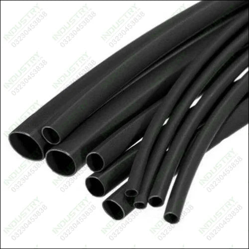 5mm Heat Shrink Sleeve, Heat Shrink Tubing Wrap Sleeves (Black)(100 Meter) - industryparts.pk