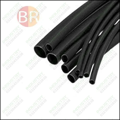 5mm Heat Shrink Sleeve, Heat Shrink Tubing Wrap Sleeves (Black)(100 Meter) - industryparts.pk