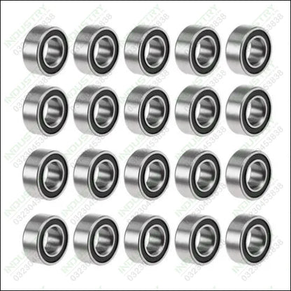 5mm Inner 10mm Dia Deep Groove Ball Bearings 20 pcs - industryparts.pk