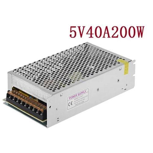 Switching Power Supply SMPS 5V 200W 40A LED Strip Light Display - industryparts.pk