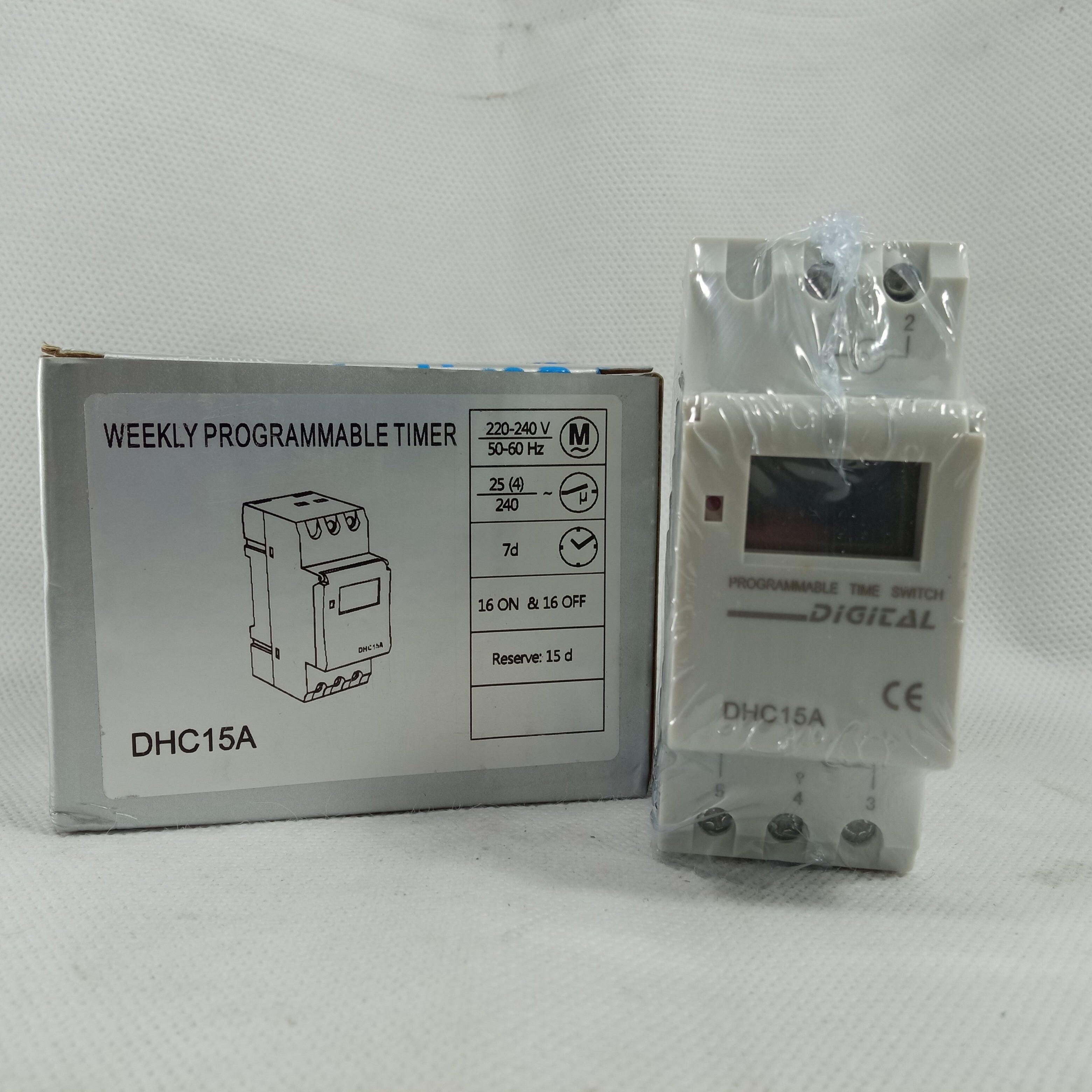 Boneega DHC15A Weekly Programmable Timer in Pakistan - industryparts.pk