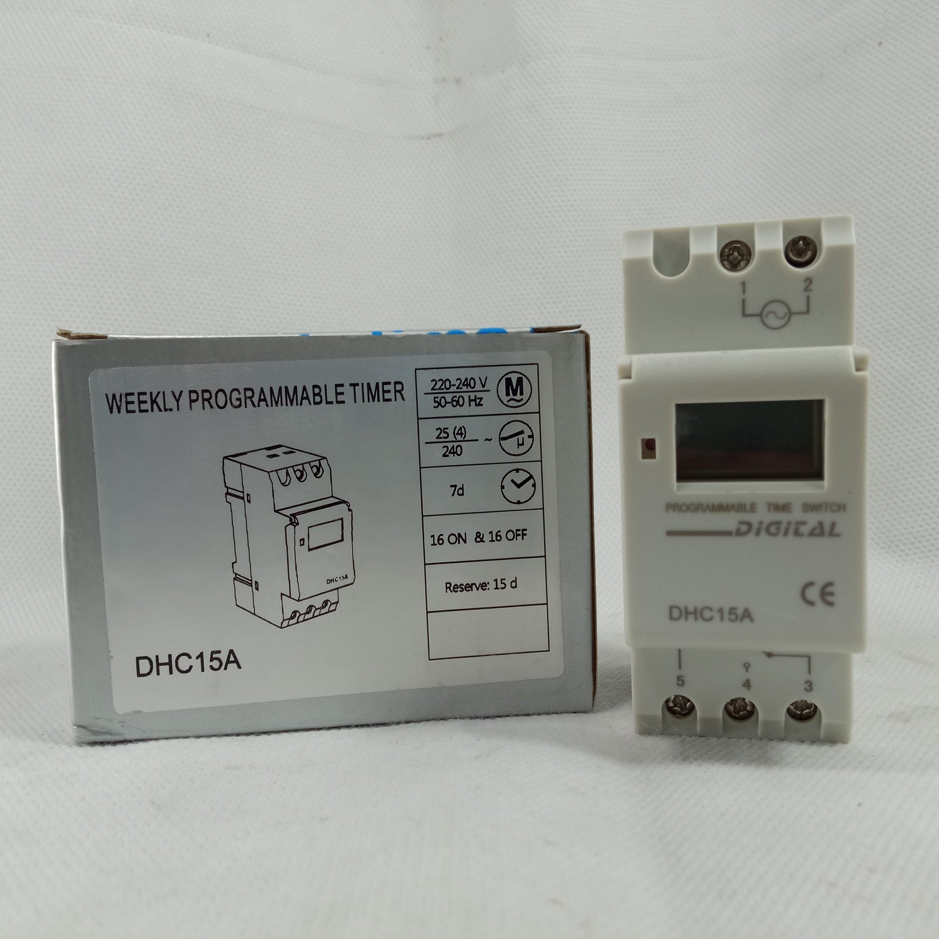 Boneega DHC15A Weekly Programmable Timer in Pakistan - industryparts.pk