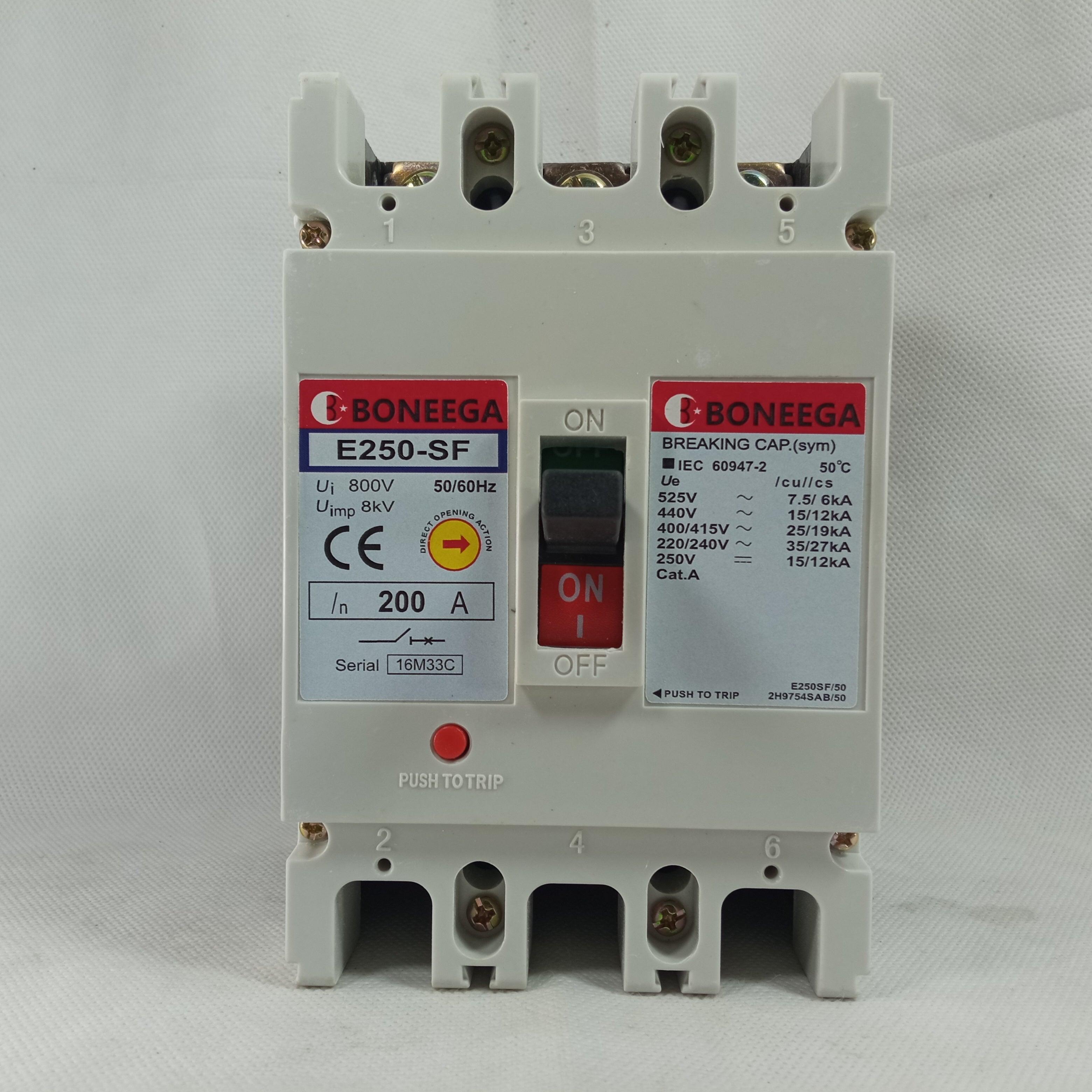 Boneega MCCB Tem Break in Pakistan - industryparts.pk