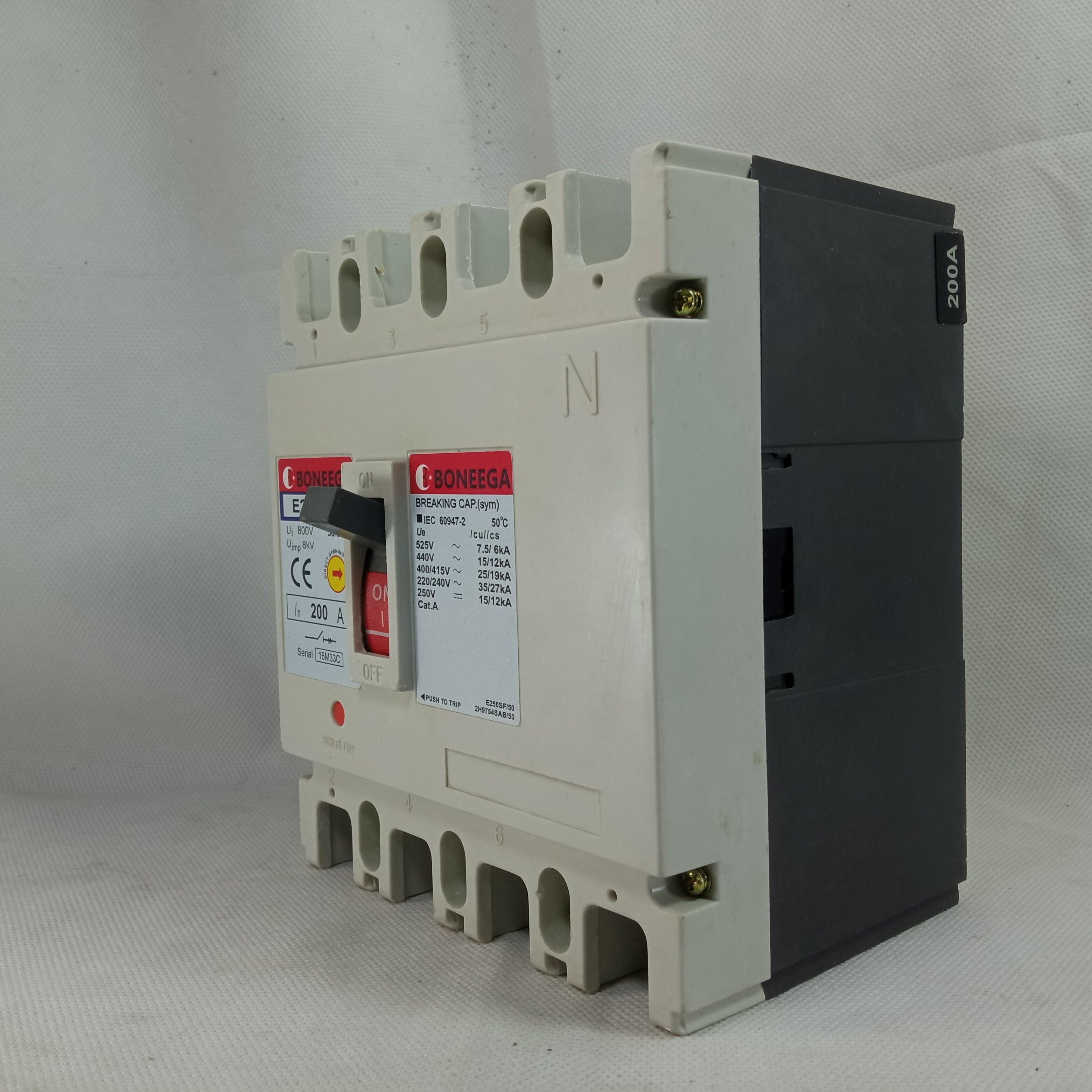 Boneega MCCB Tem Break in Pakistan - industryparts.pk