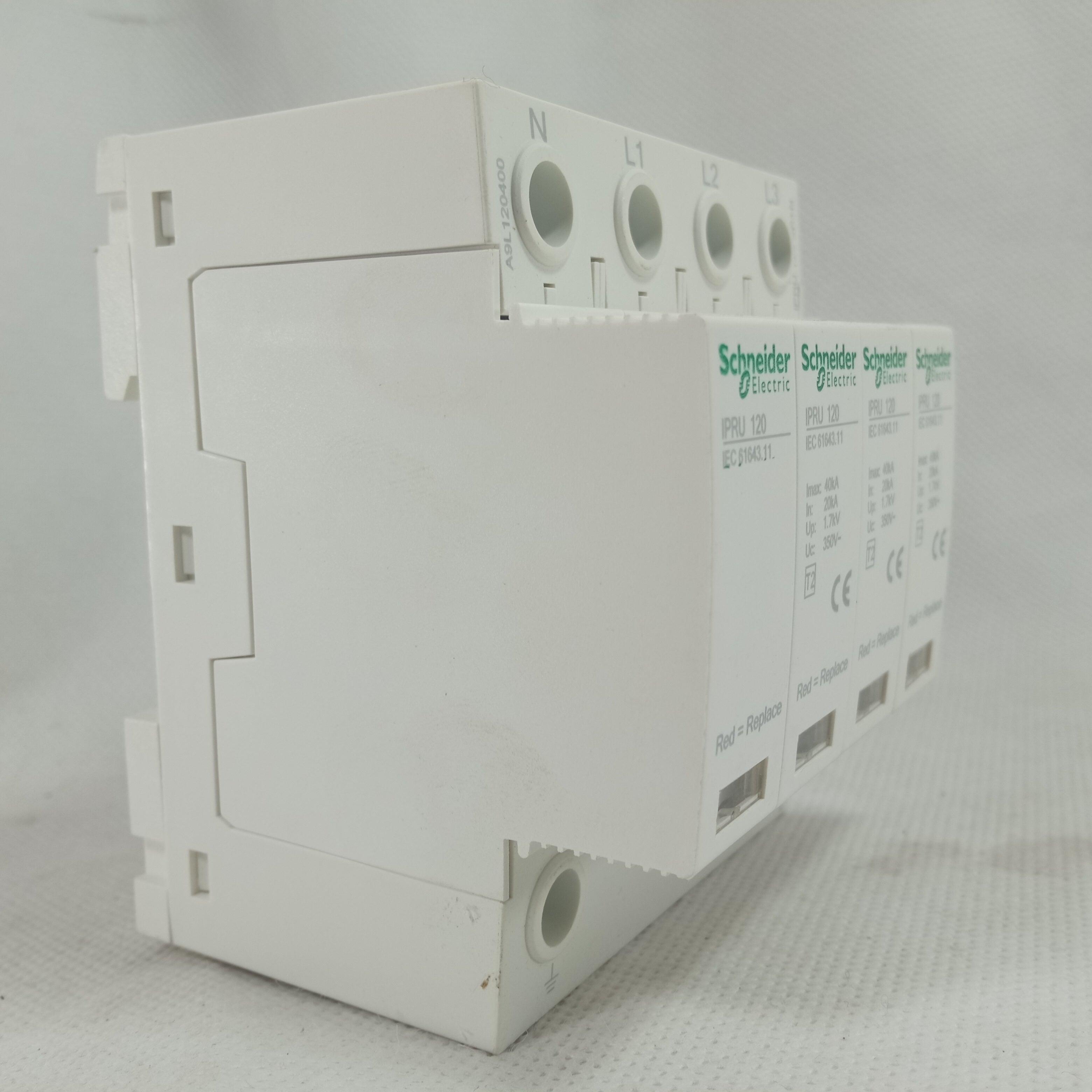 Schneider IPRU Surge Protection Device SPD 4 Pole AC 350V in Pakistan - industryparts.pk