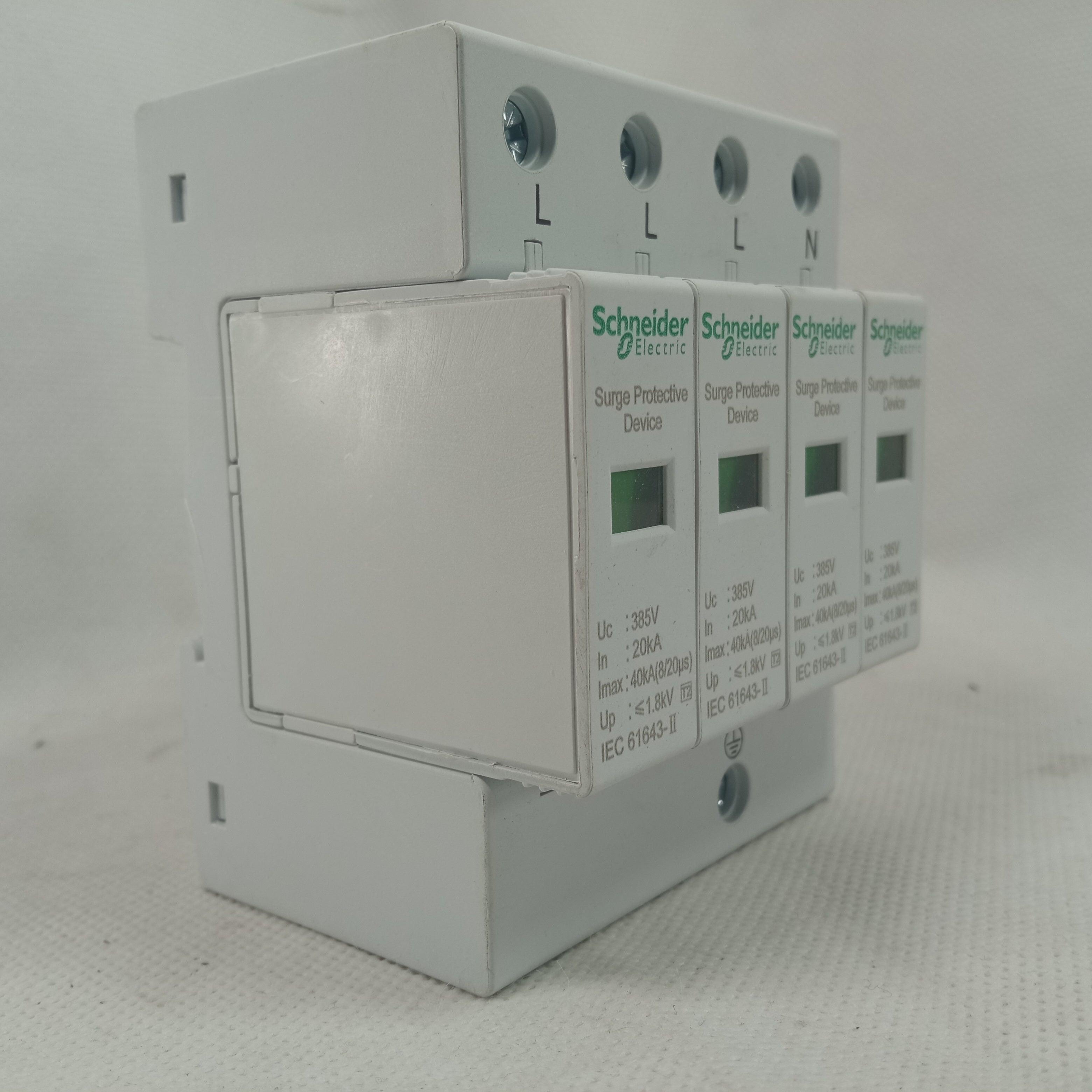 Schneider Surge Protection Device SZN SPD 4 Pole AC 385V in Pakistan - industryparts.pk