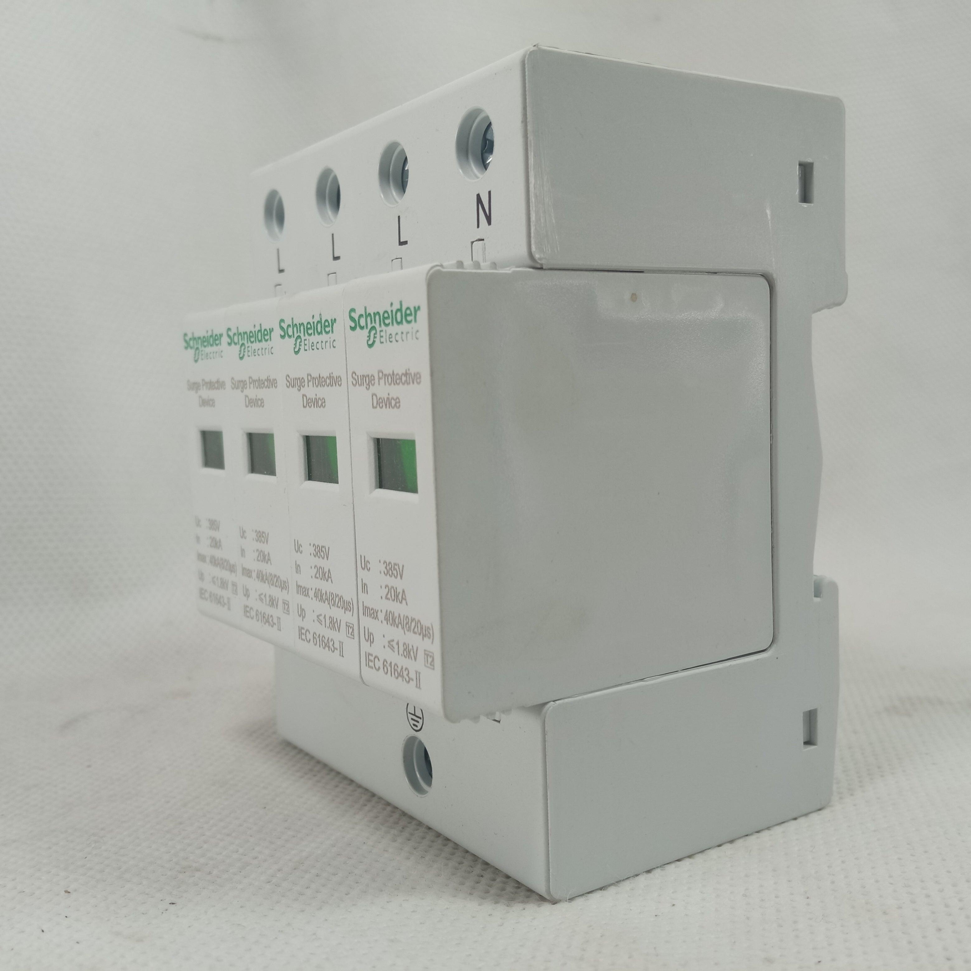 Schneider Surge Protection Device SZN SPD 4 Pole AC 385V in Pakistan - industryparts.pk