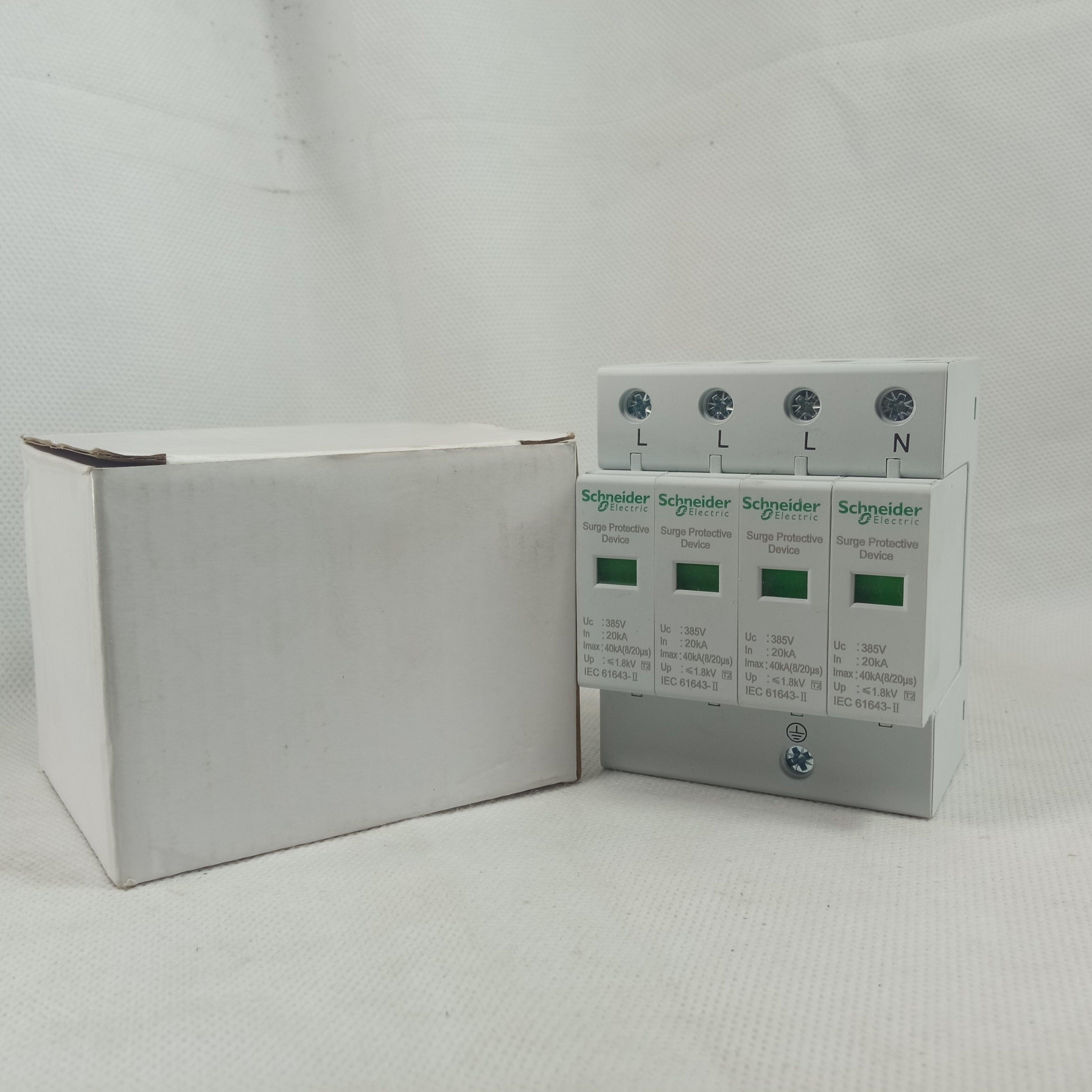 Schneider Surge Protection Device SZN SPD 4 Pole AC 385V in Pakistan - industryparts.pk