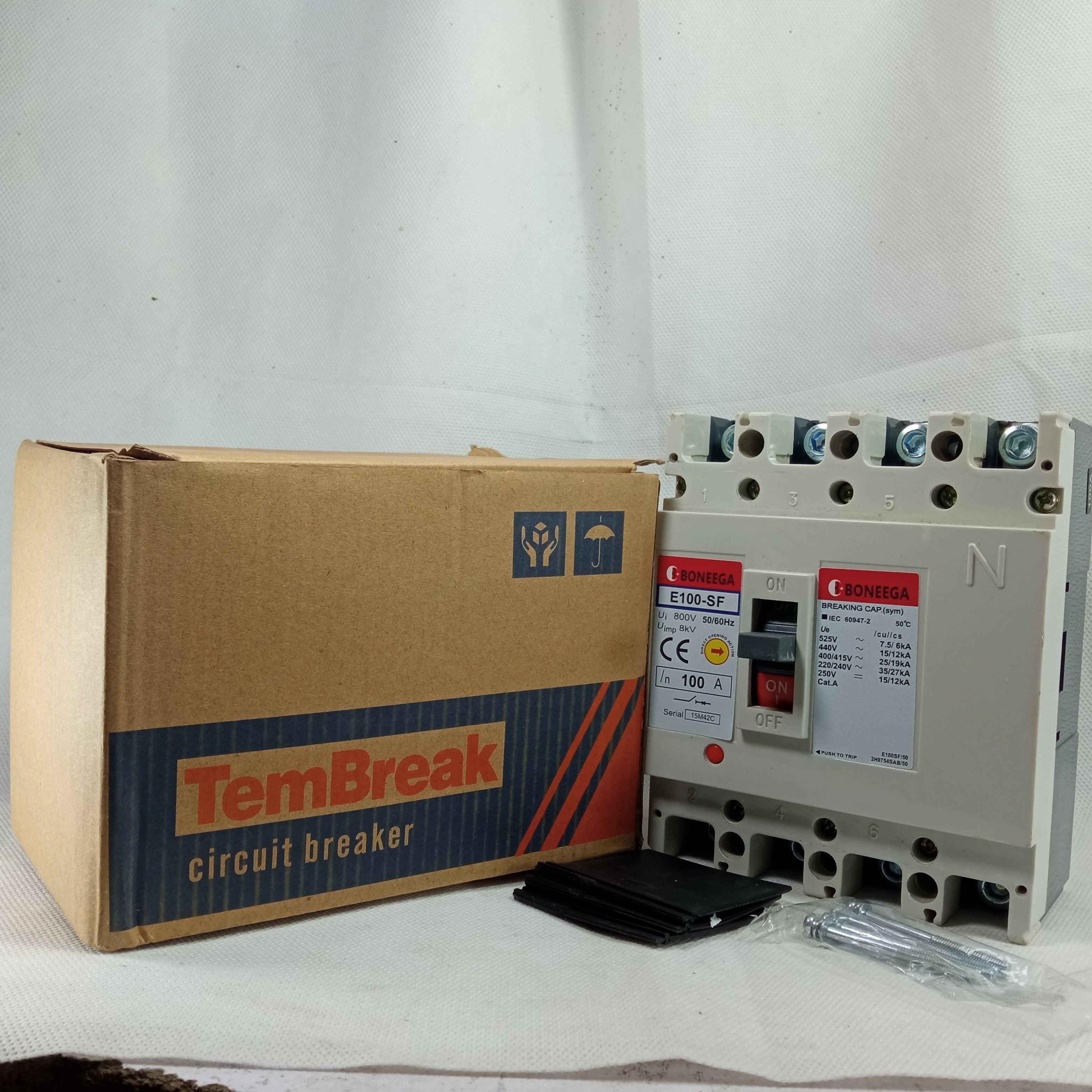 MCCB Boneega Three Pole Circuit Breaker in Pakistan - industryparts.pk