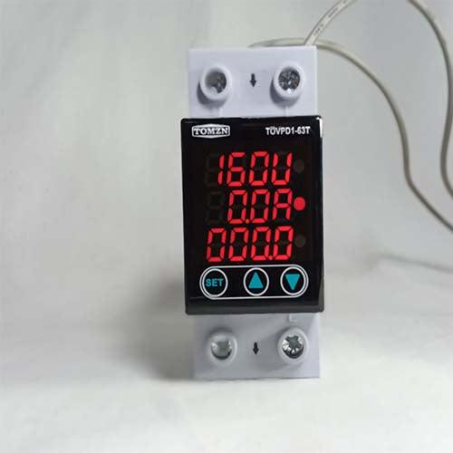 63A 3 in 1 Din Rail Adjustable Current Voltage Protection Device TOVPD1-63T Tomzn in Pakistan - industryparts.pk