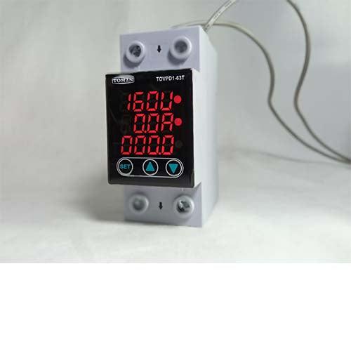 63A 3 in 1 Din Rail Adjustable Current Voltage Protection Device TOVPD1-63T Tomzn in Pakistan - industryparts.pk