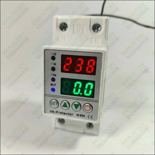 63a 230v Adjustable Over Under Voltage Protector Voltage Ampere Relay Protection Breaker With Over Current Protector In Pakistan