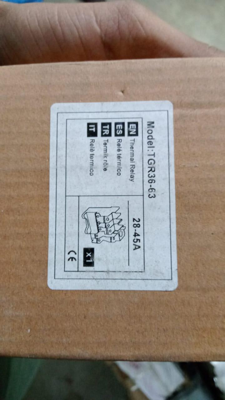 Electric Relay thermal overload protector TGR36-63 in Pakistan - industryparts.pk