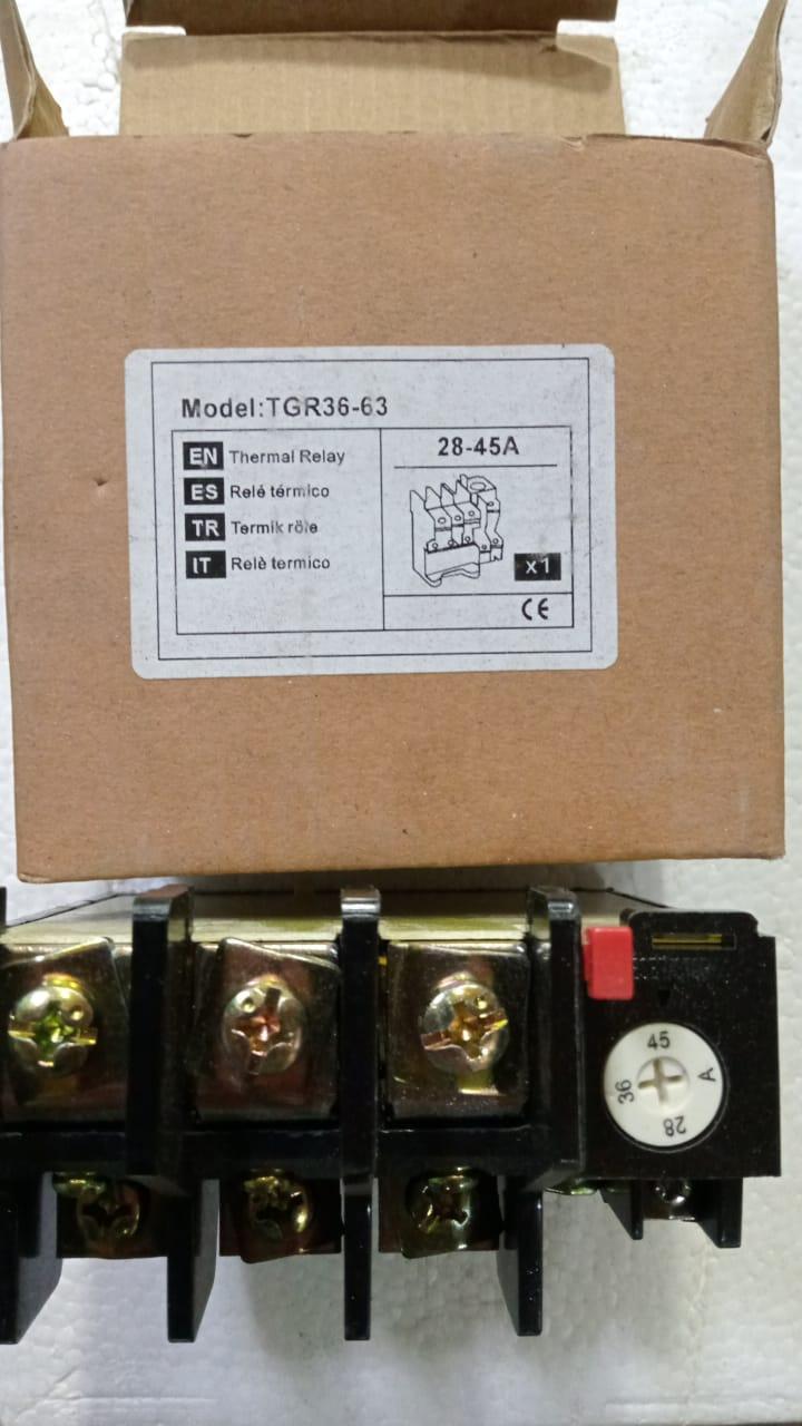 Electric Relay thermal overload protector TGR36-63 in Pakistan - industryparts.pk