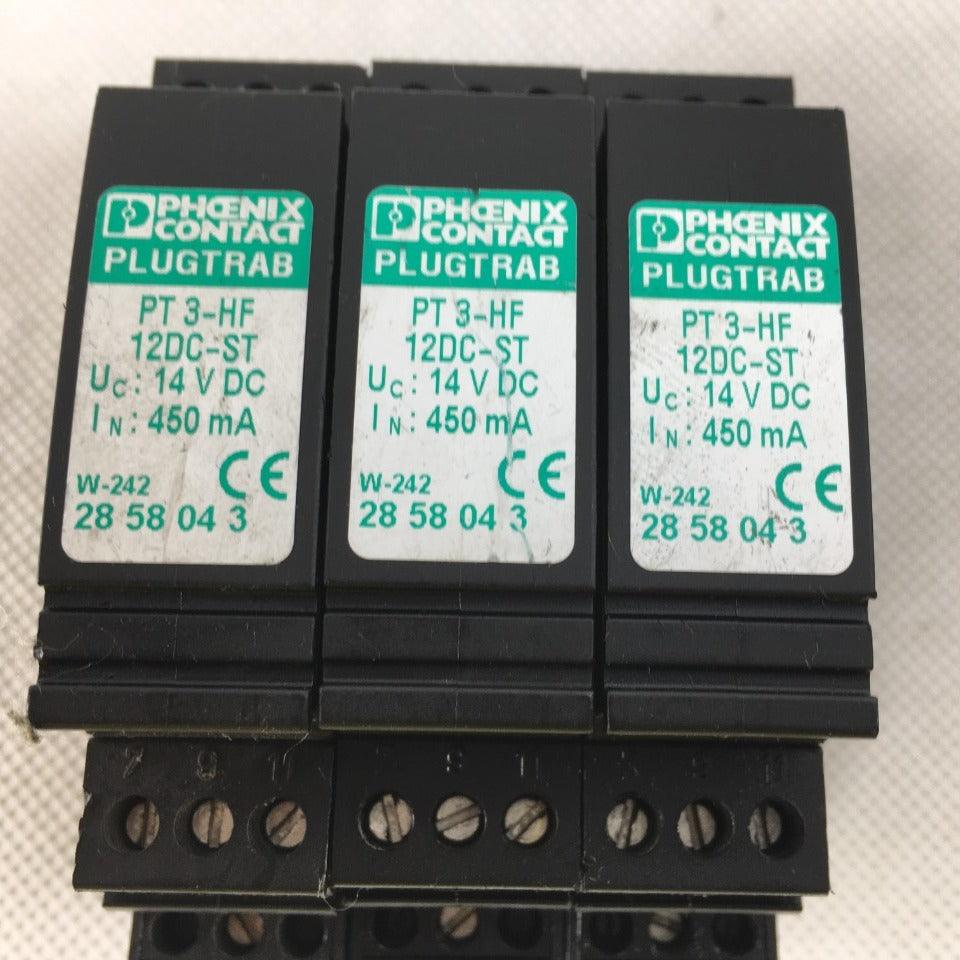 PHOENIX Surge protection plug PT 3-HF-12DC-ST in Pakistan - industryparts.pk