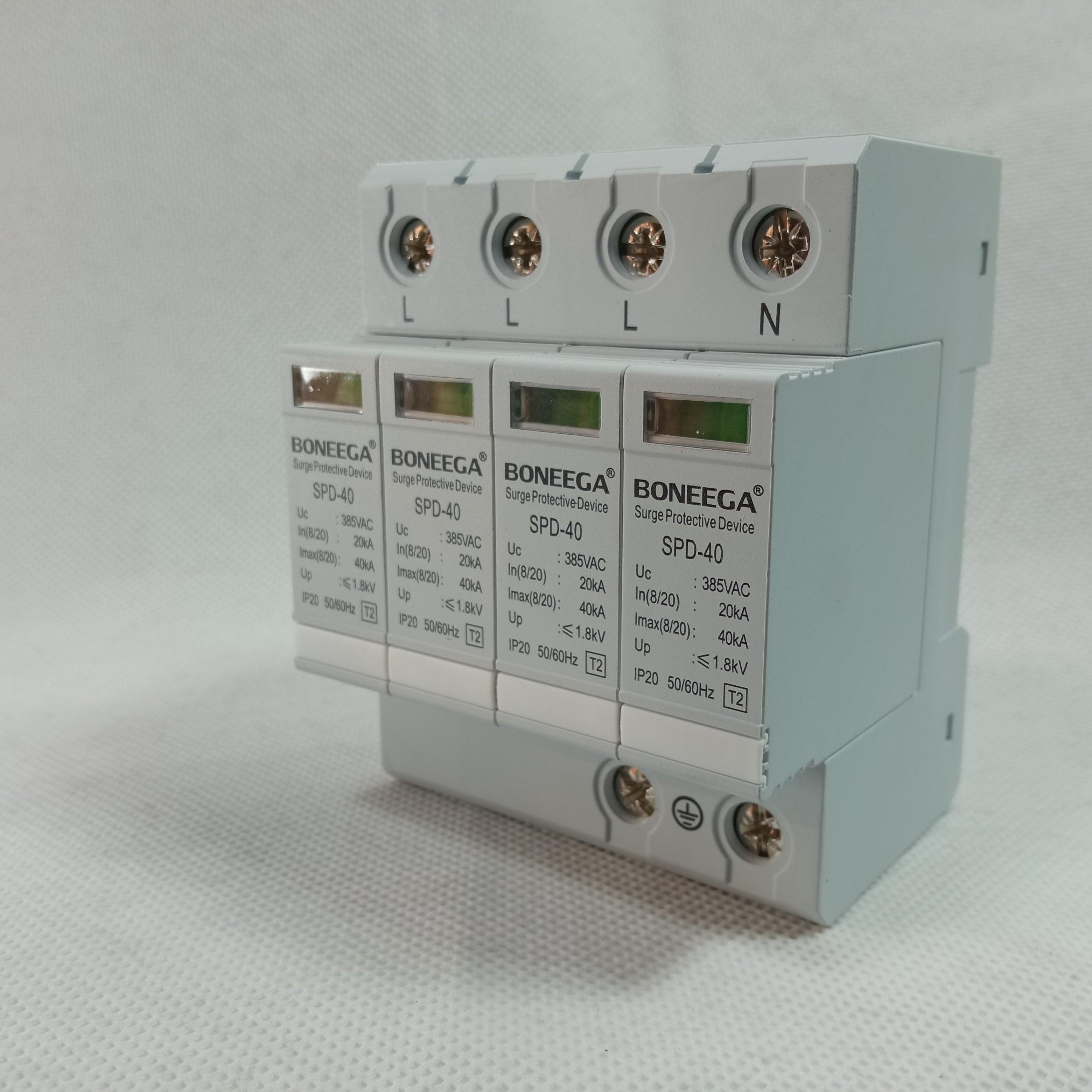 Boneega SPD-40 Surge Protector AC DC 2 Pole 4 Pole in Pakistan - industryparts.pk