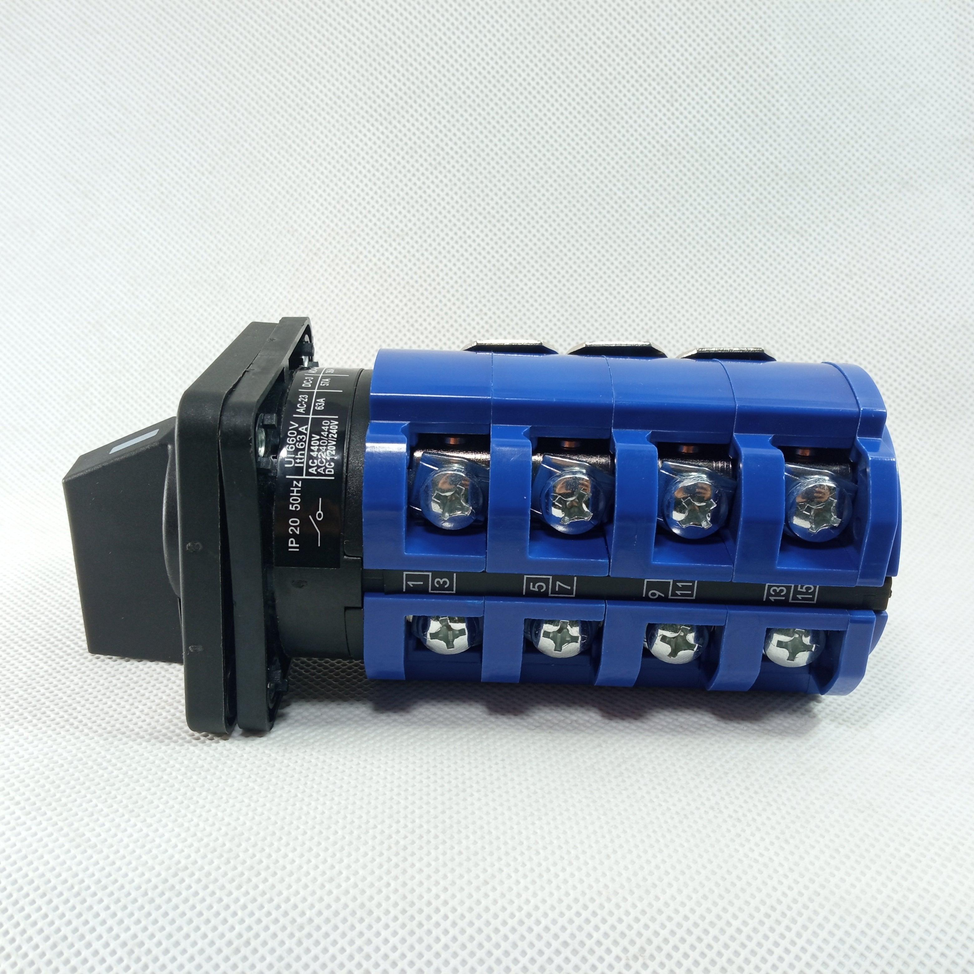 CAMSCO CA-63081 change over for 3 meter  Phase Selector 63A 0-1-2-3-4 in Pakistan - industryparts.pk