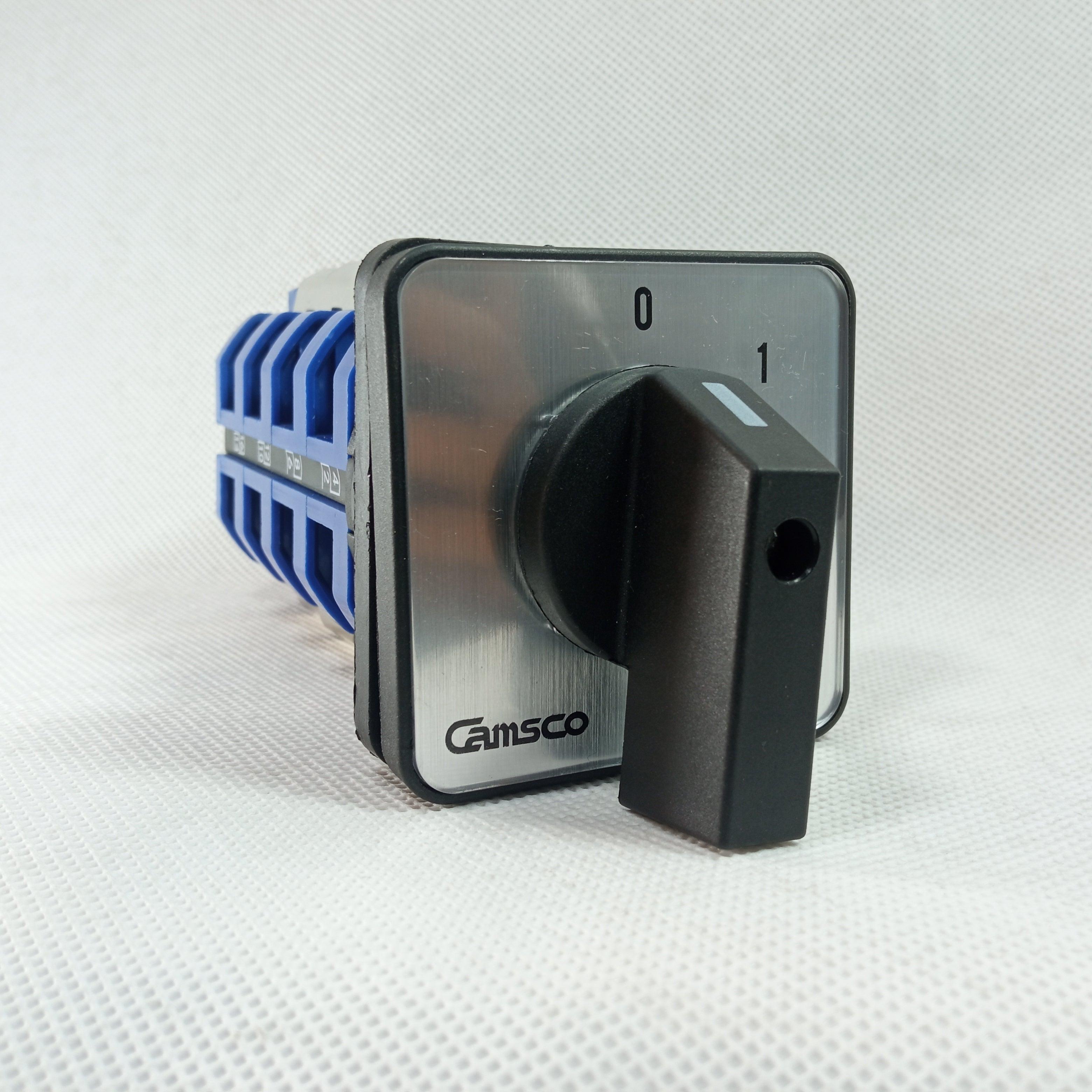 CAMSCO CA-63081 change over for 3 meter  Phase Selector 63A 0-1-2-3-4 in Pakistan - industryparts.pk