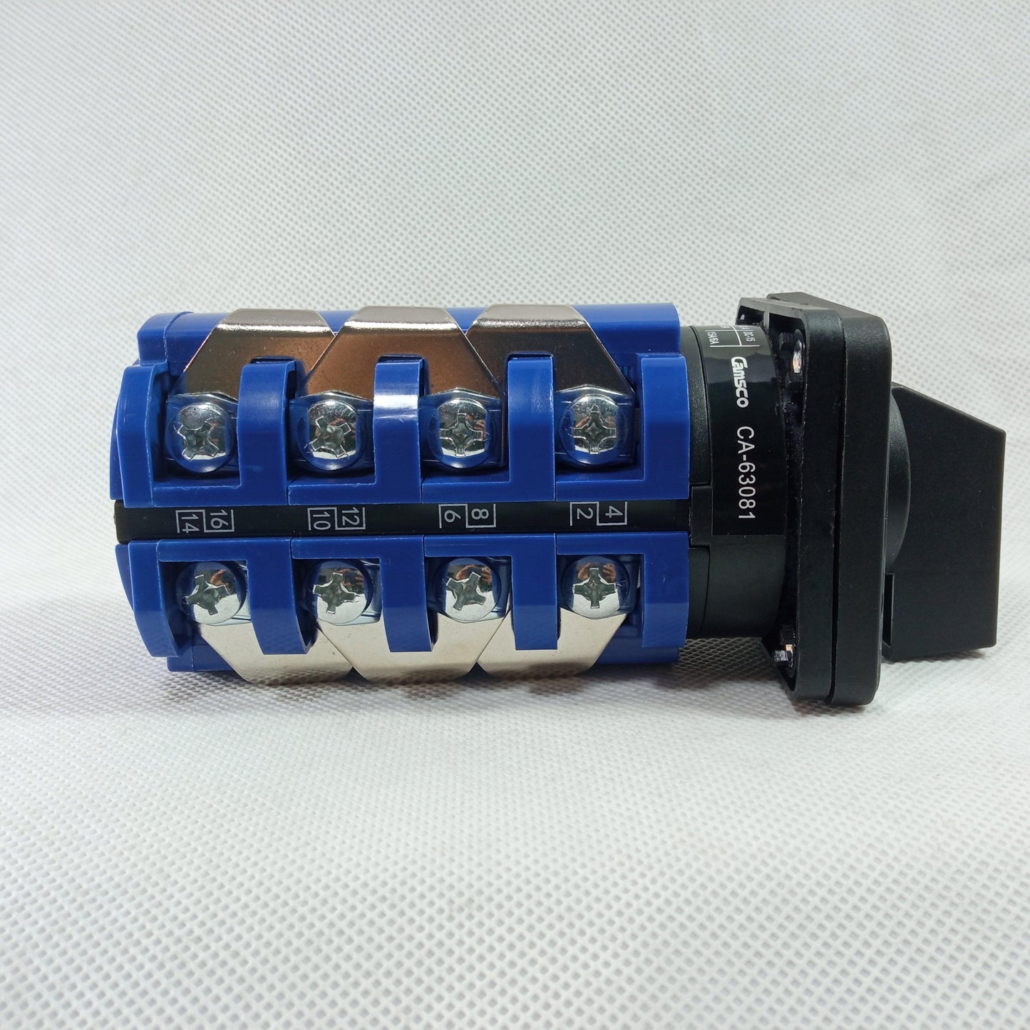 CAMSCO CA-63081 change over for 3 meter  Phase Selector 63A 0-1-2-3-4 in Pakistan - industryparts.pk