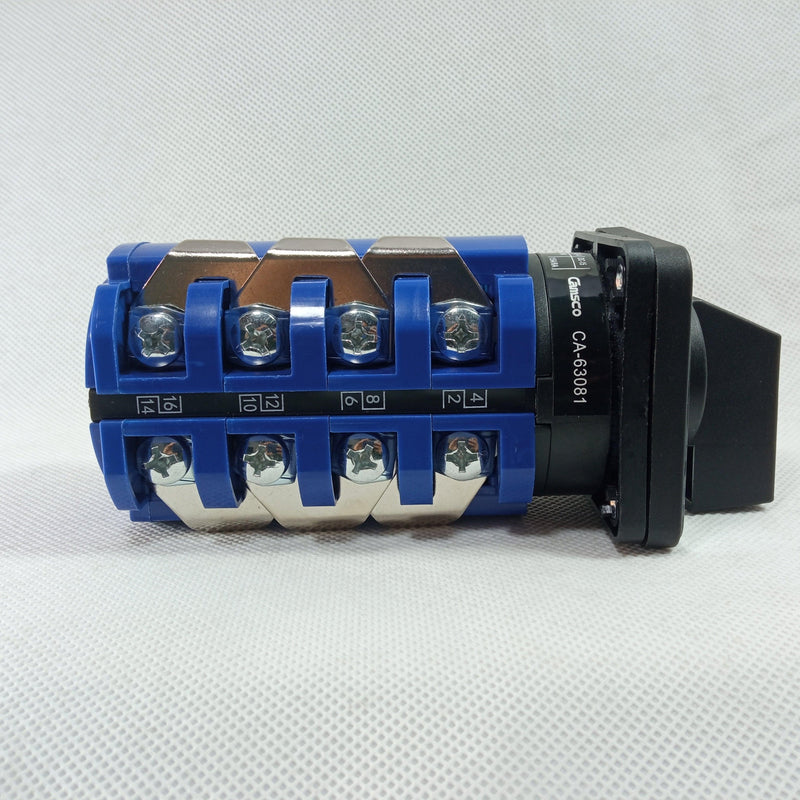 CAMSCO CA-63081 change over for 3 meter  Phase Selector 63A 0-1-2-3-4 in Pakistan - industryparts.pk