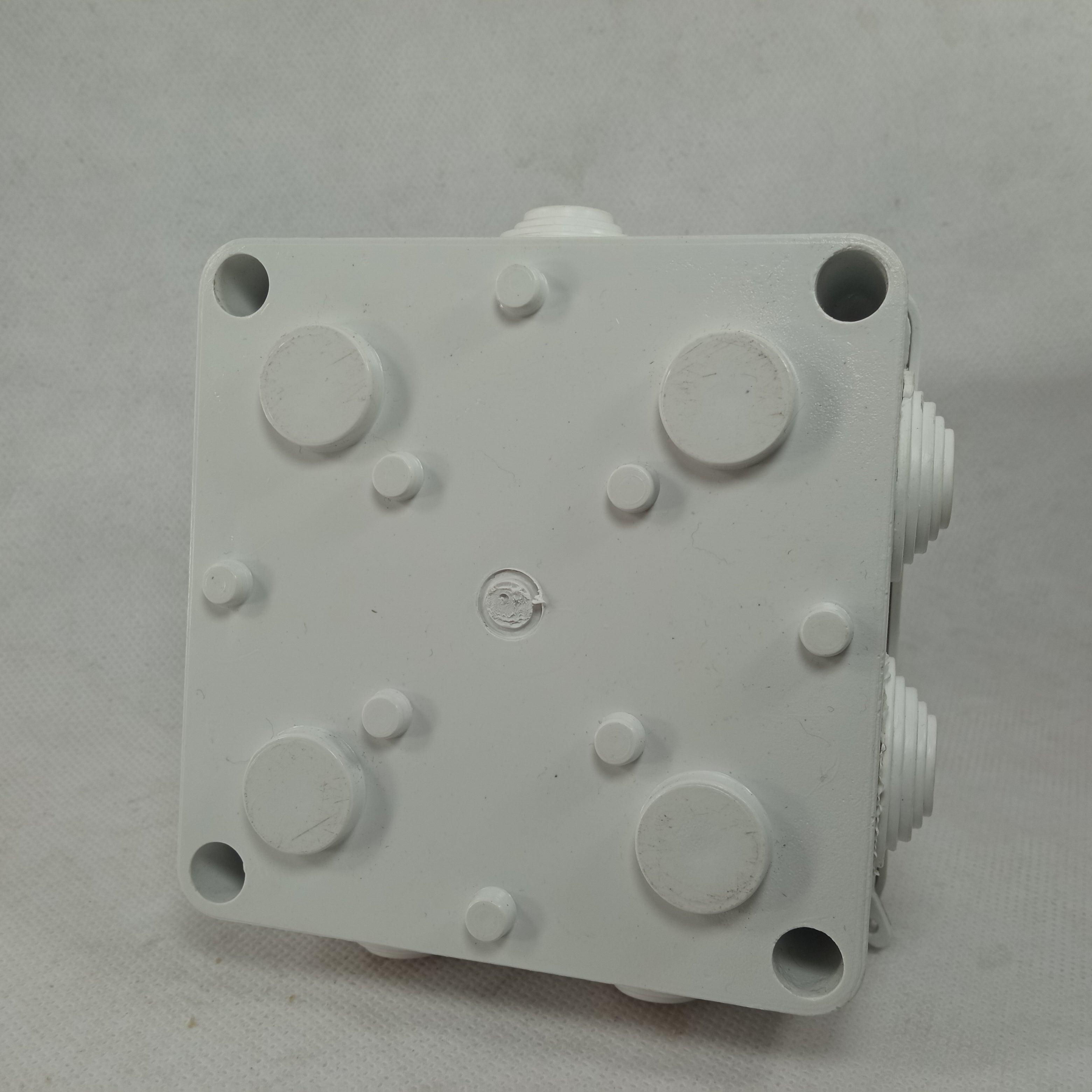 White Junction Box For Pipe Fittings Size 4 x 4 in Pakistan - industryparts.pk