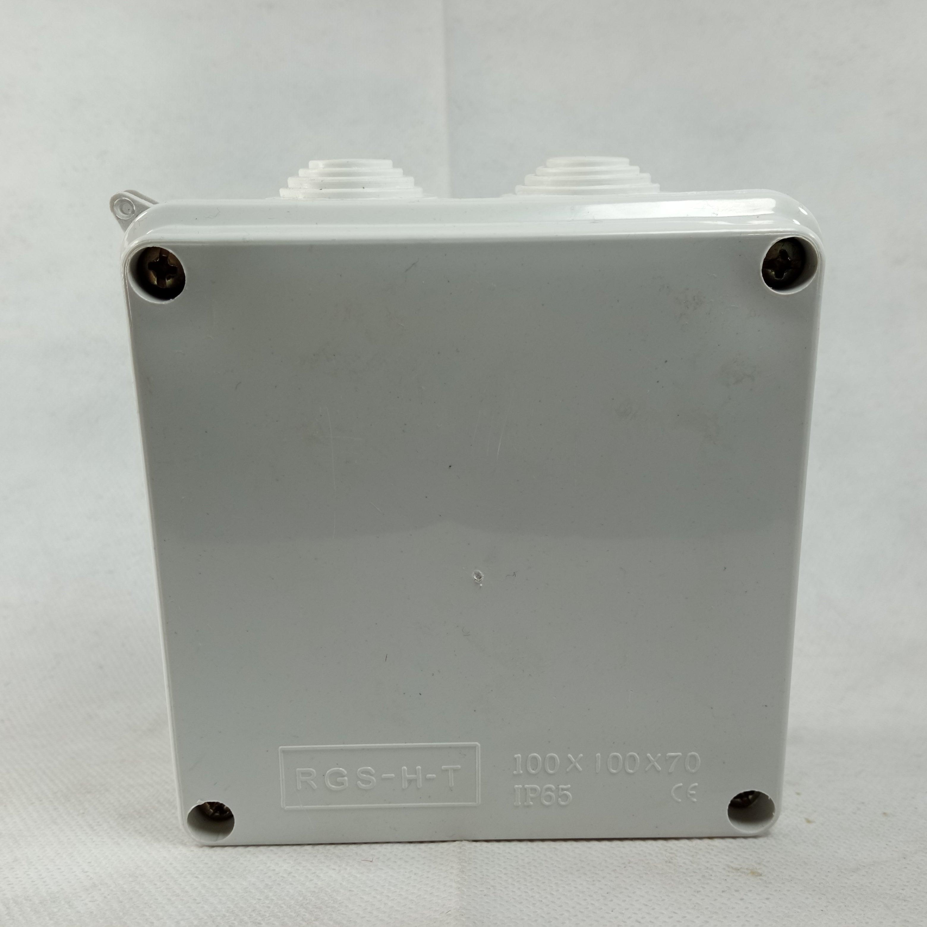 White Junction Box For Pipe Fittings Size 4 x 4 in Pakistan - industryparts.pk