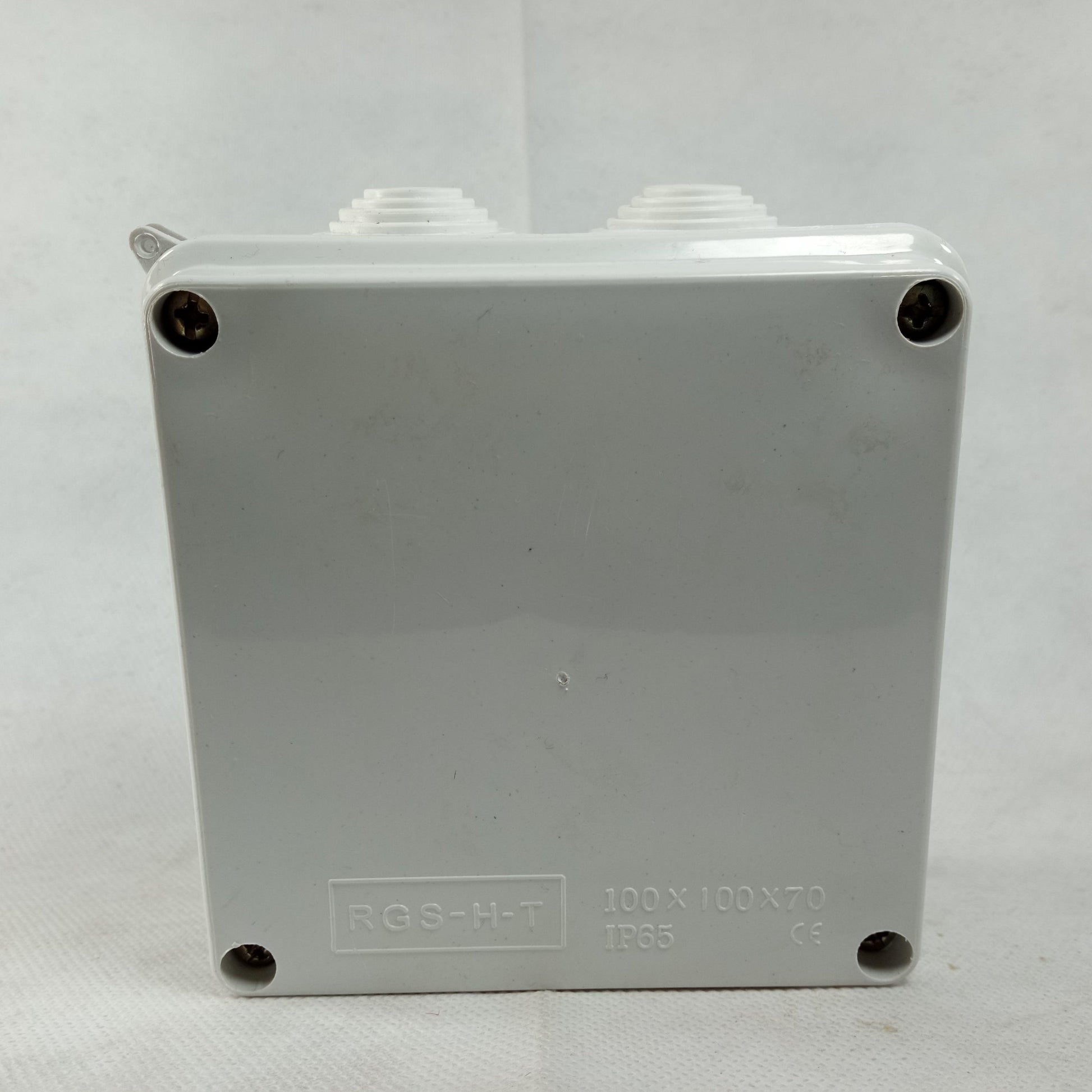 White Junction Box For Pipe Fittings Size 4 x 4 in Pakistan - industryparts.pk