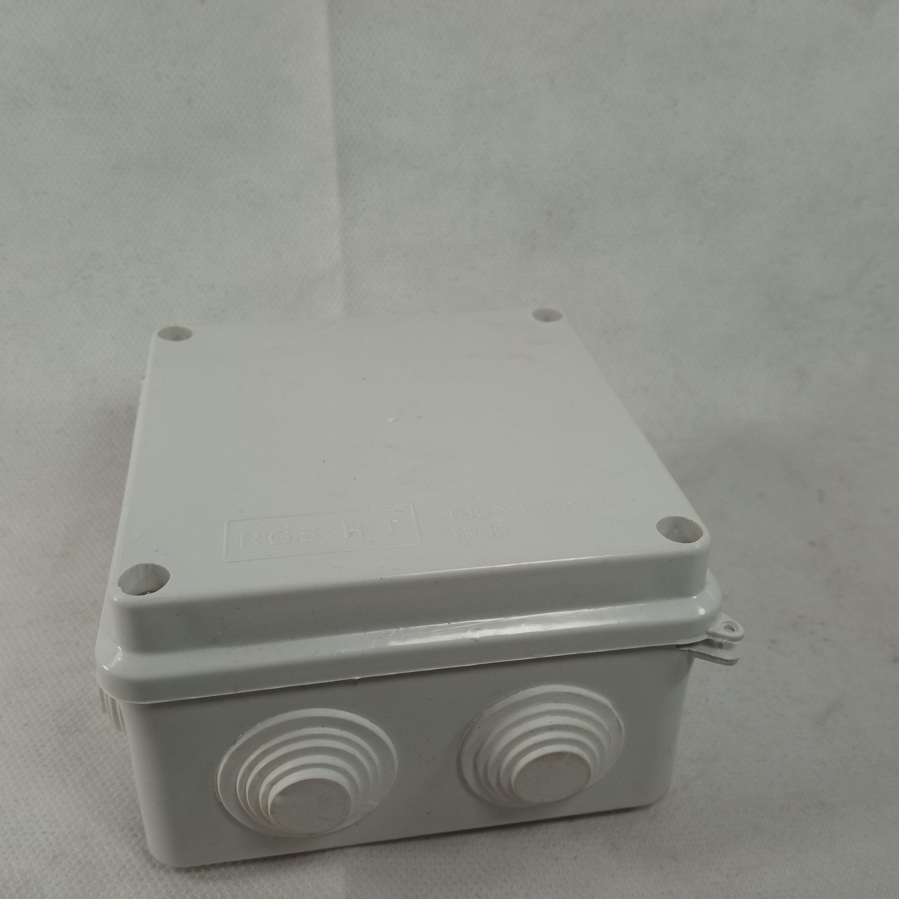 White Junction Box For Pipe Fittings Size 4 x 4 in Pakistan - industryparts.pk